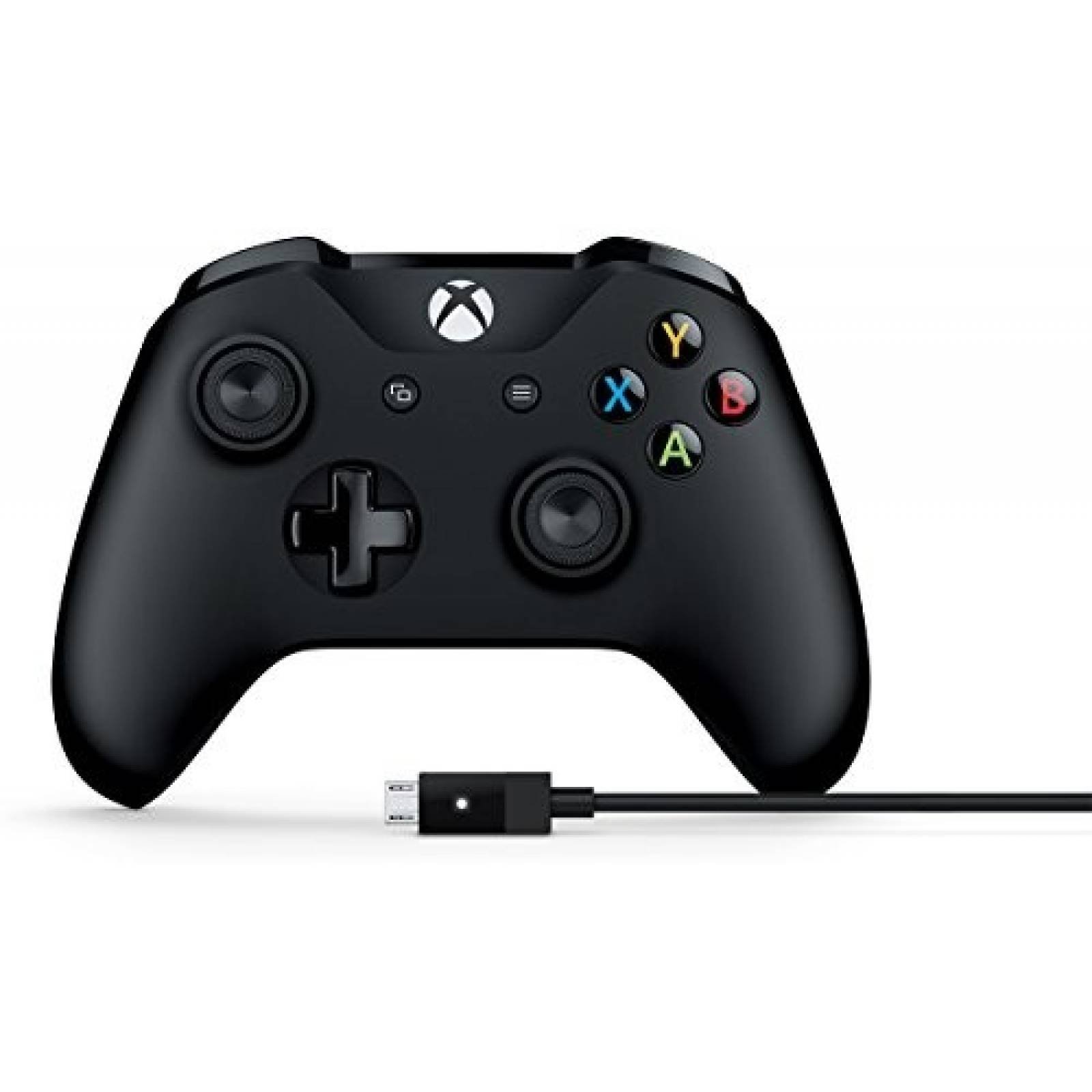 Control Microsoft para XBOX ONE 4N6-00001 + Cable -Negro