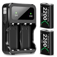 Baterías Recargables Beboncool 2 X 2200 Mah Para Xbox One