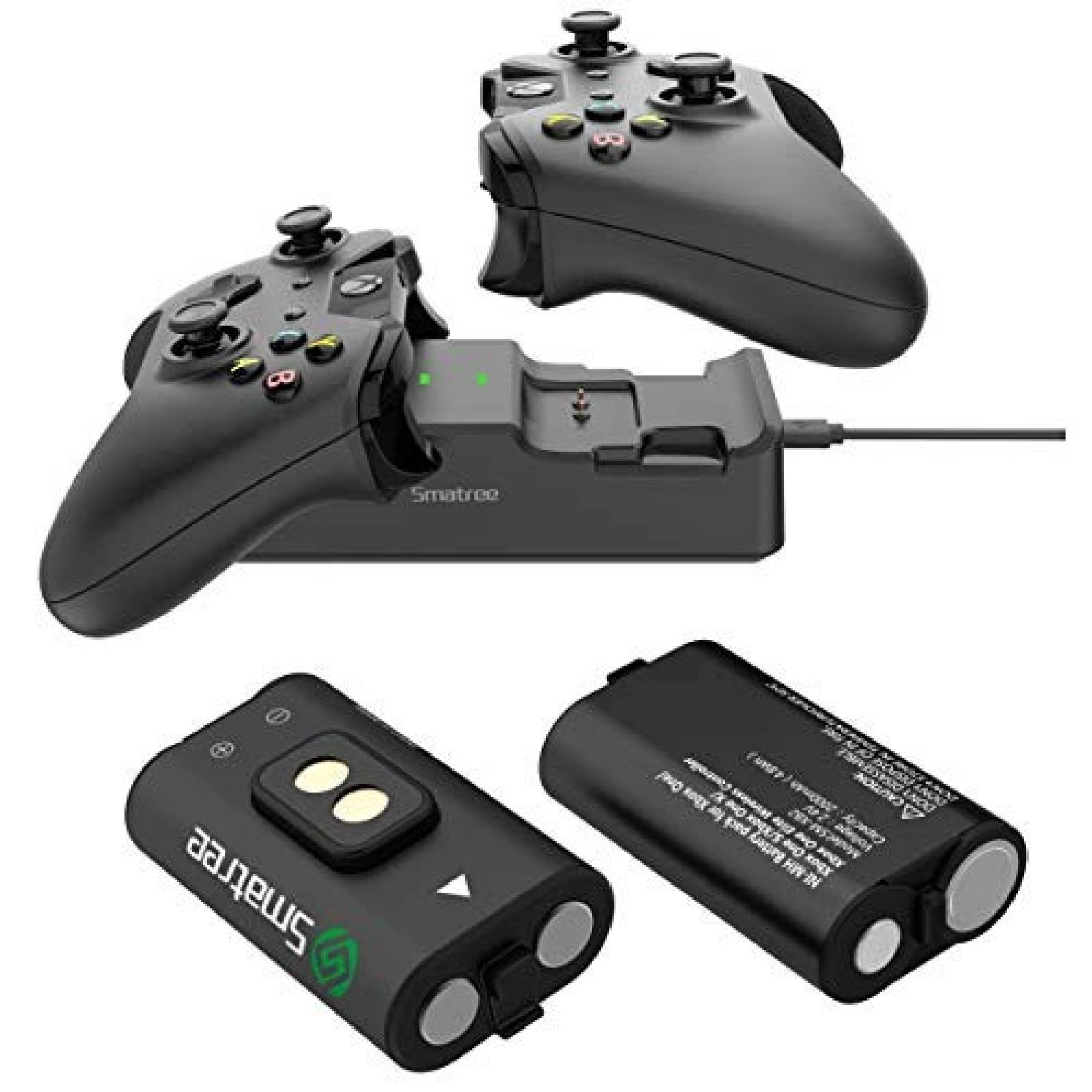 Batería y cargador Smatree 2000 mAh 2pz para Xbox One