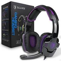 Diadema Gamer Sades Sa-930 Cancela Ruido Mic Control Volumen