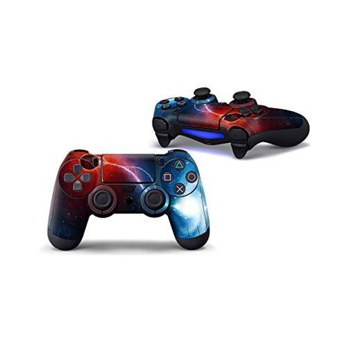 Skin de vinil TPD para control de Playstation 4 -Rojo Nebula