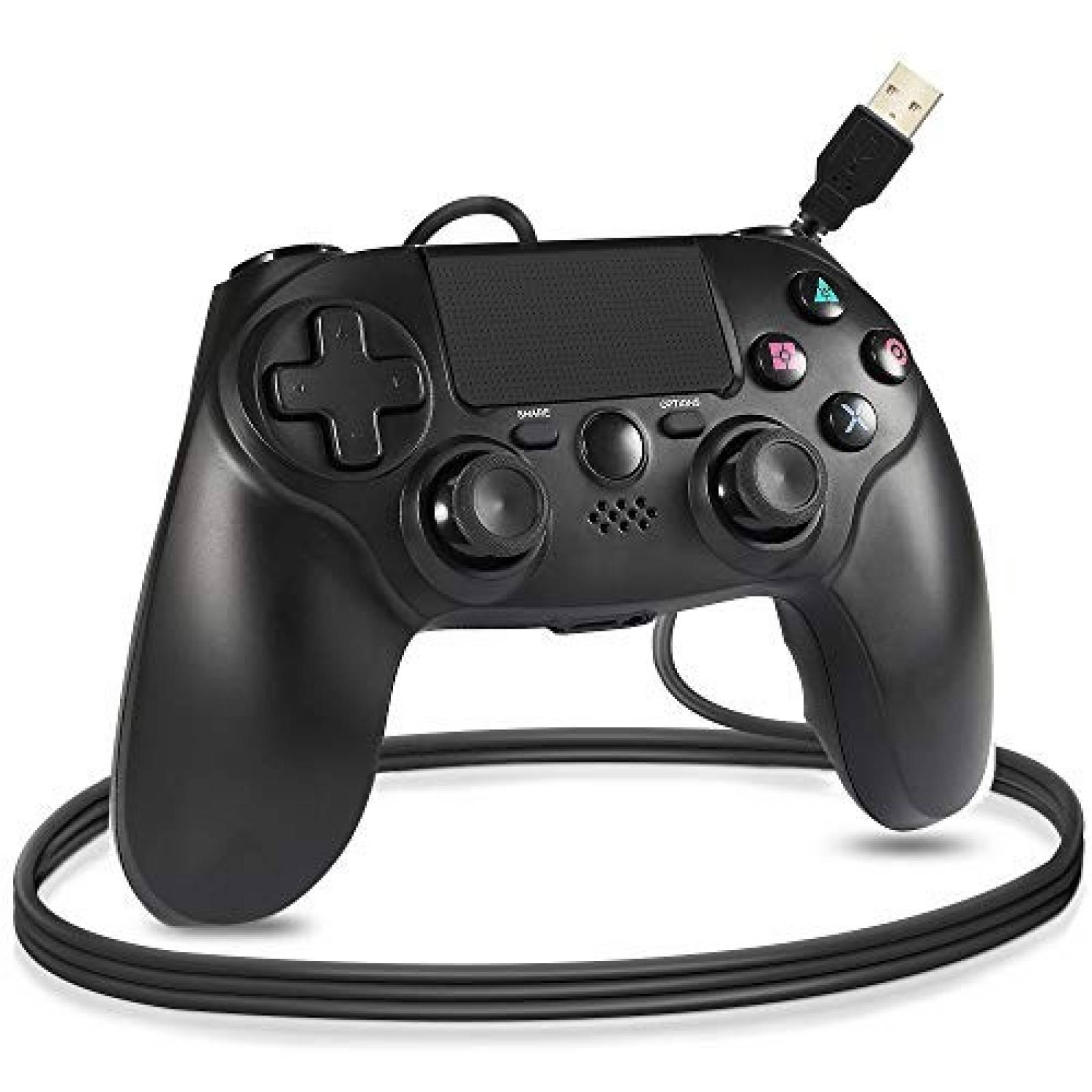 Control Pekyok SW33 alámbrico PlayStation 4 cable 2m -Negro
