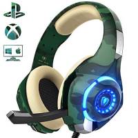 Auriculares Gamer Beexcellent Mic Para Ps4 Xbox One Pc -Camo