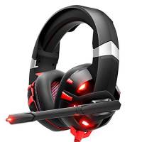 Diadema Gamer Runmus Sonido 7.1 Ps4 Pc Xbox Switch -Rojo