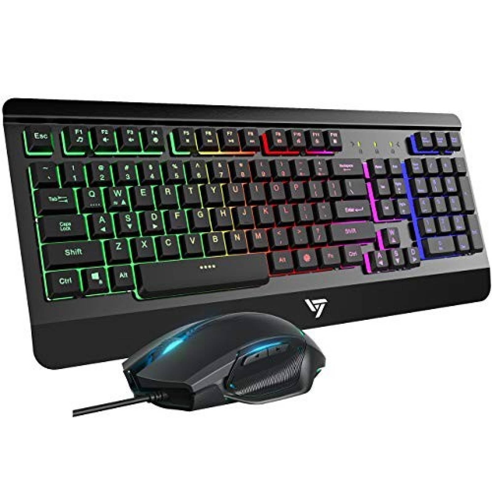 Teclado Gamer VicTsing 6 Botones Programables Incluye Mouse
