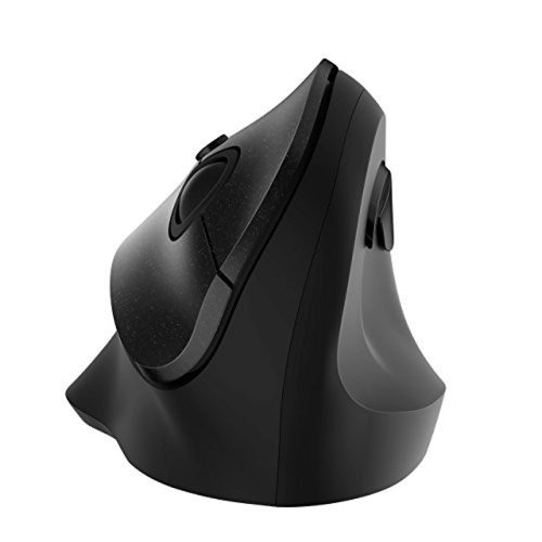 Mouse Gamer 2.4G Inalámbrico Vertical Ergonómico -Negro
