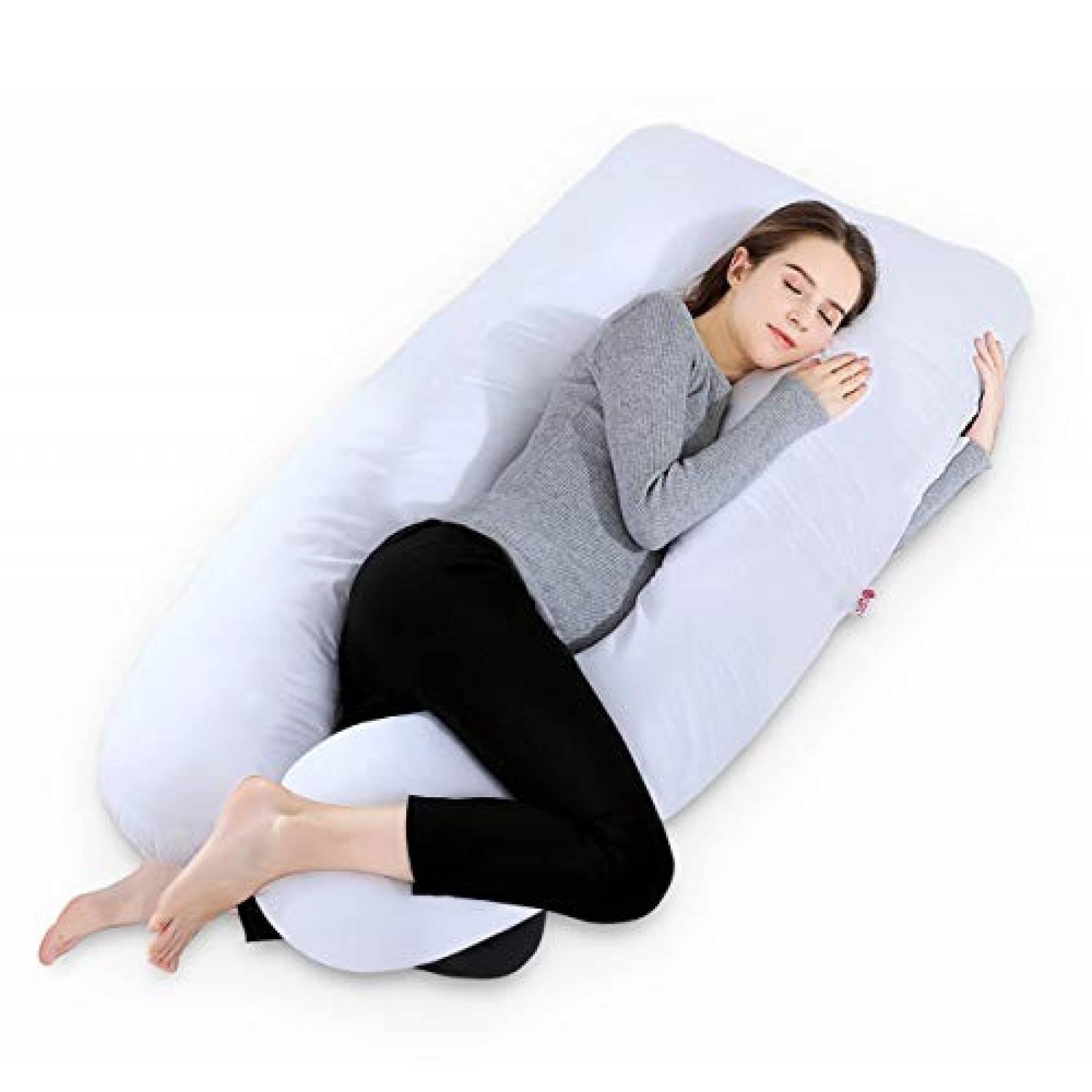 Almohada de maternidad Meiz 55'' U espalda lado y frente -B