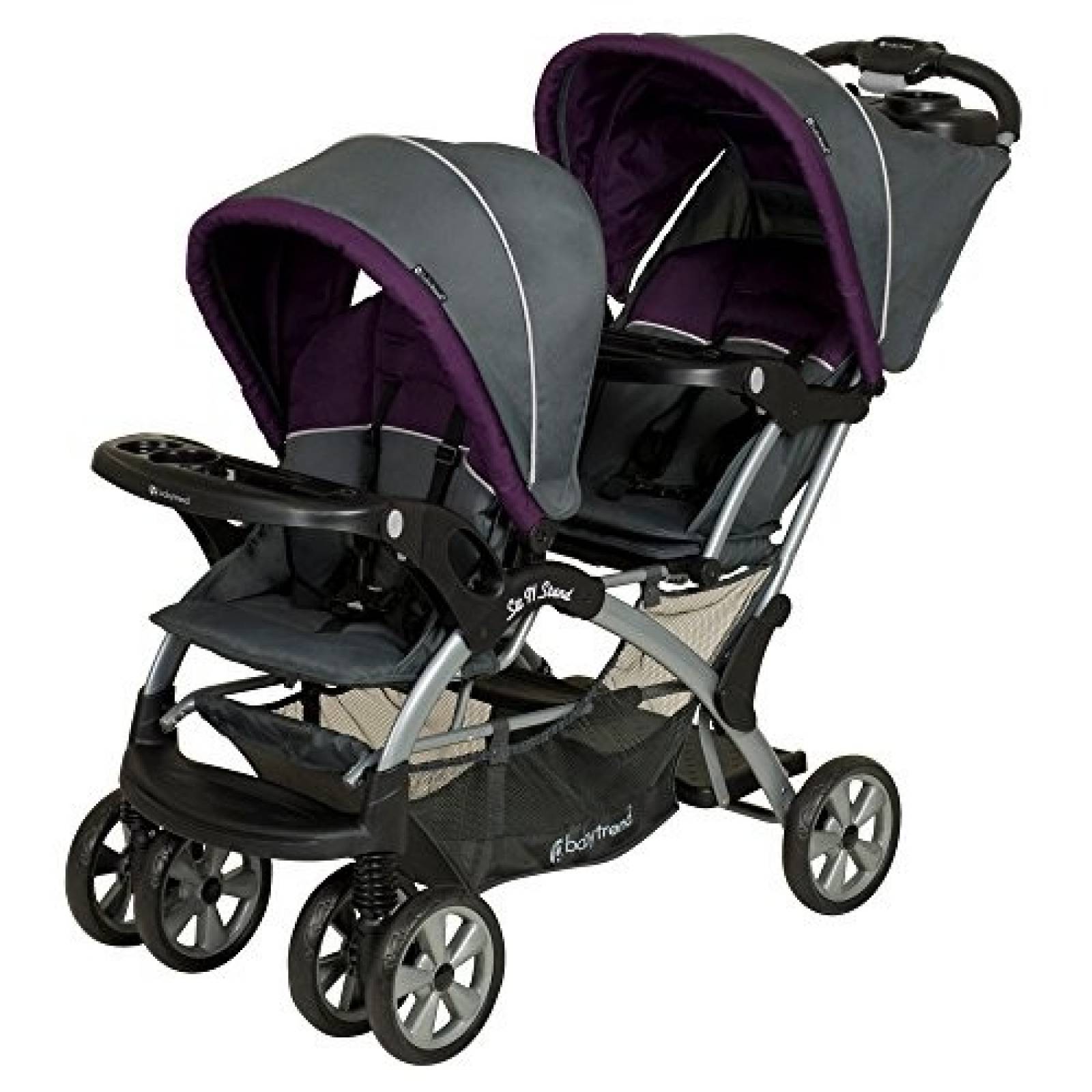 Carriola doble Baby Trend Sit n stand -Gris