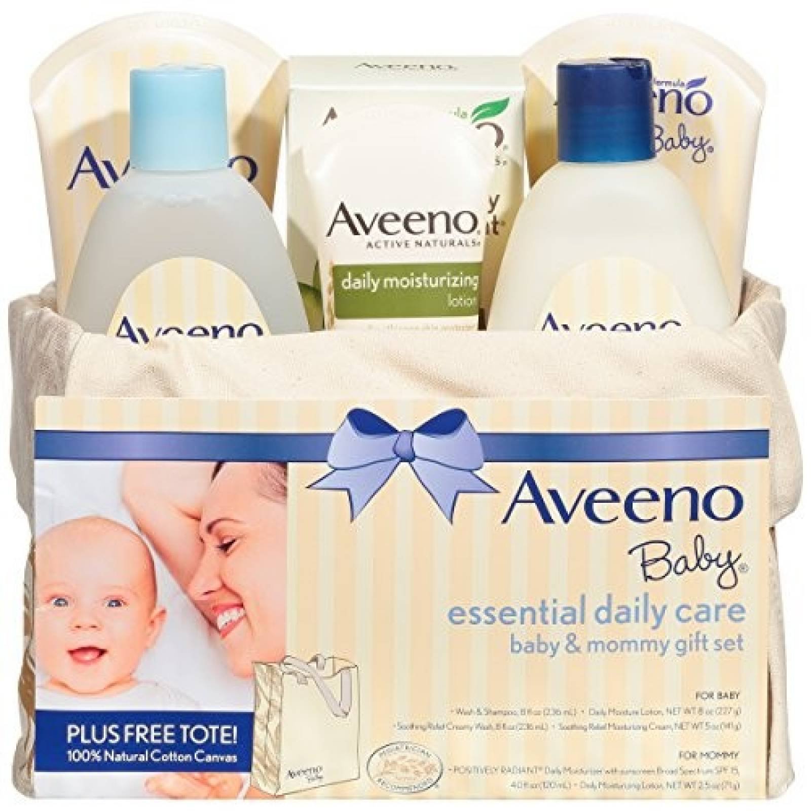 Kit de Cremas Aveeno Baby para Mamá y bebés Cuidado Diario