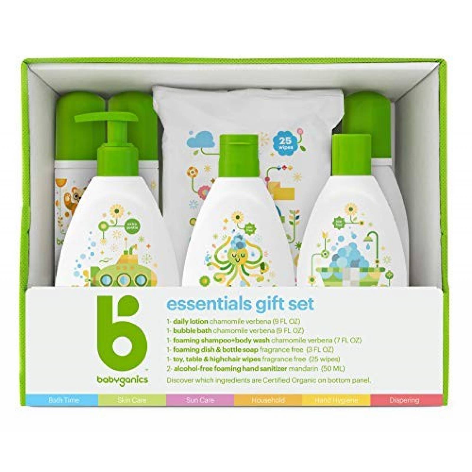 Set de regalo para bebé Babyganics esenciales