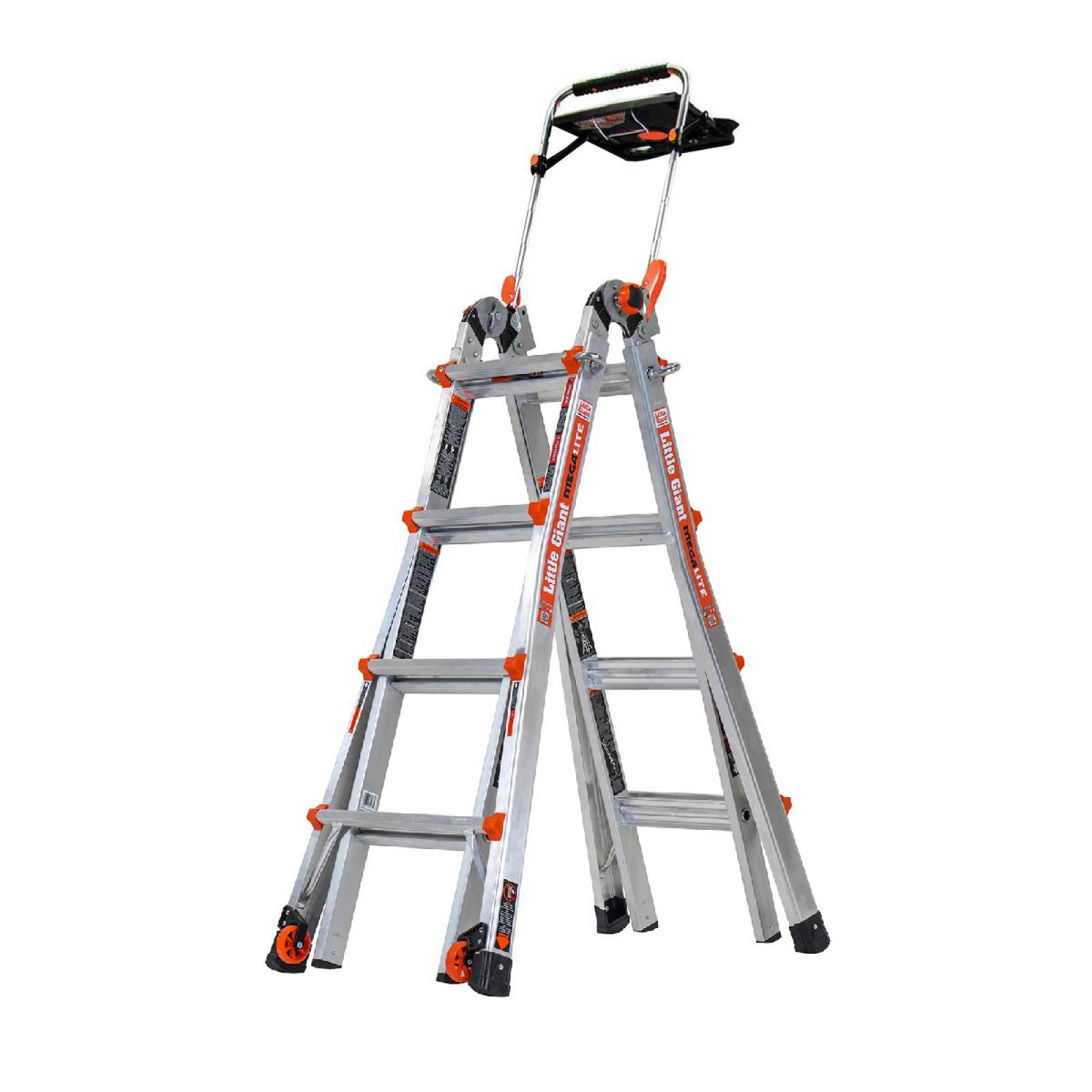 Escalera Aluminio Multiposicion 17' con Airdeck Tipo IA MegaLite Littl