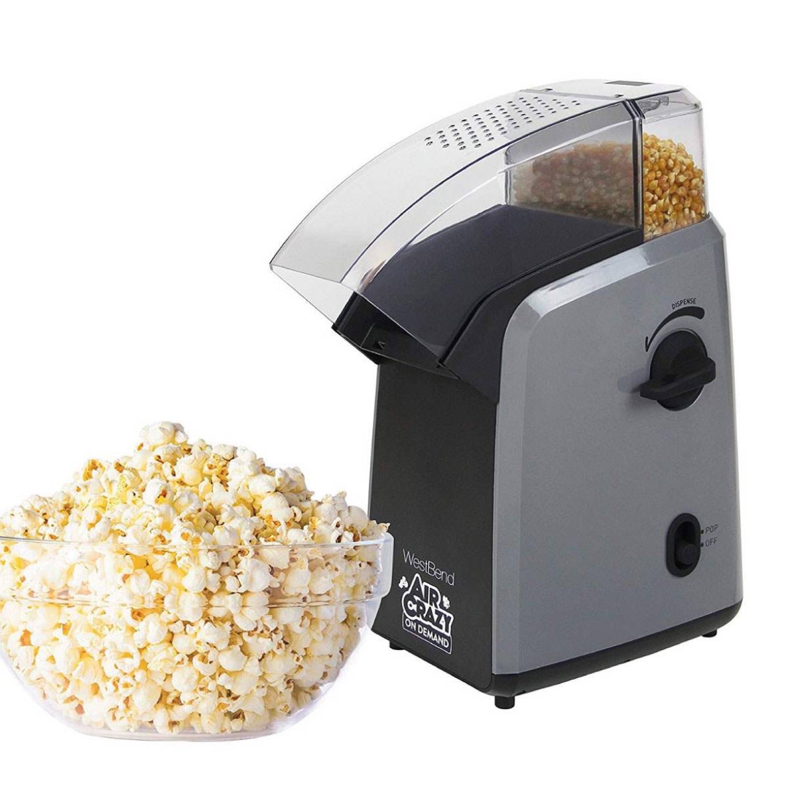 Máquina De Palomitas De Aire Caliente Gris West Bend 82702gb