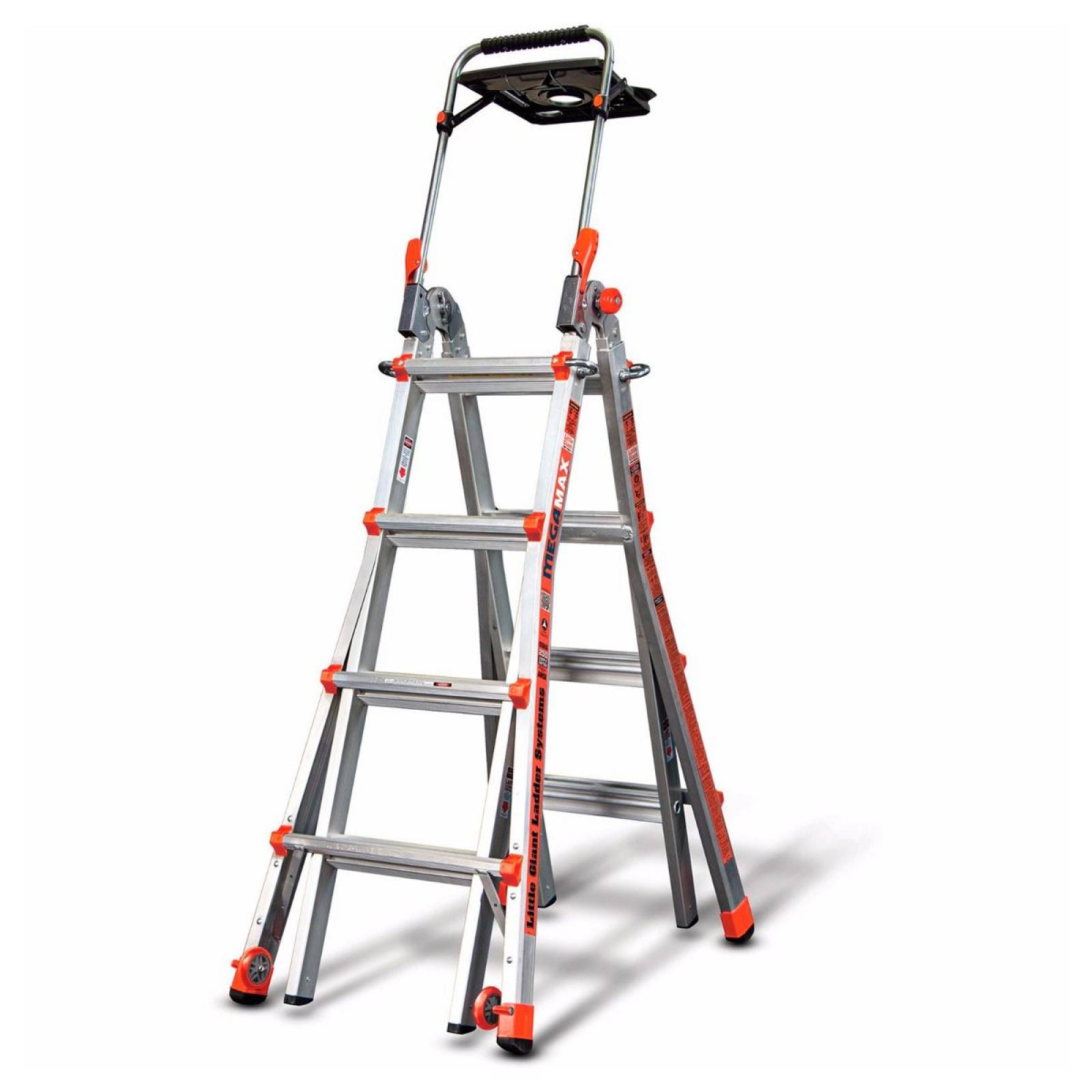 Escalera Multiposición 17' Tipo I A Megamax Con Airdeck Aluminio Little Giant 14417-001TH