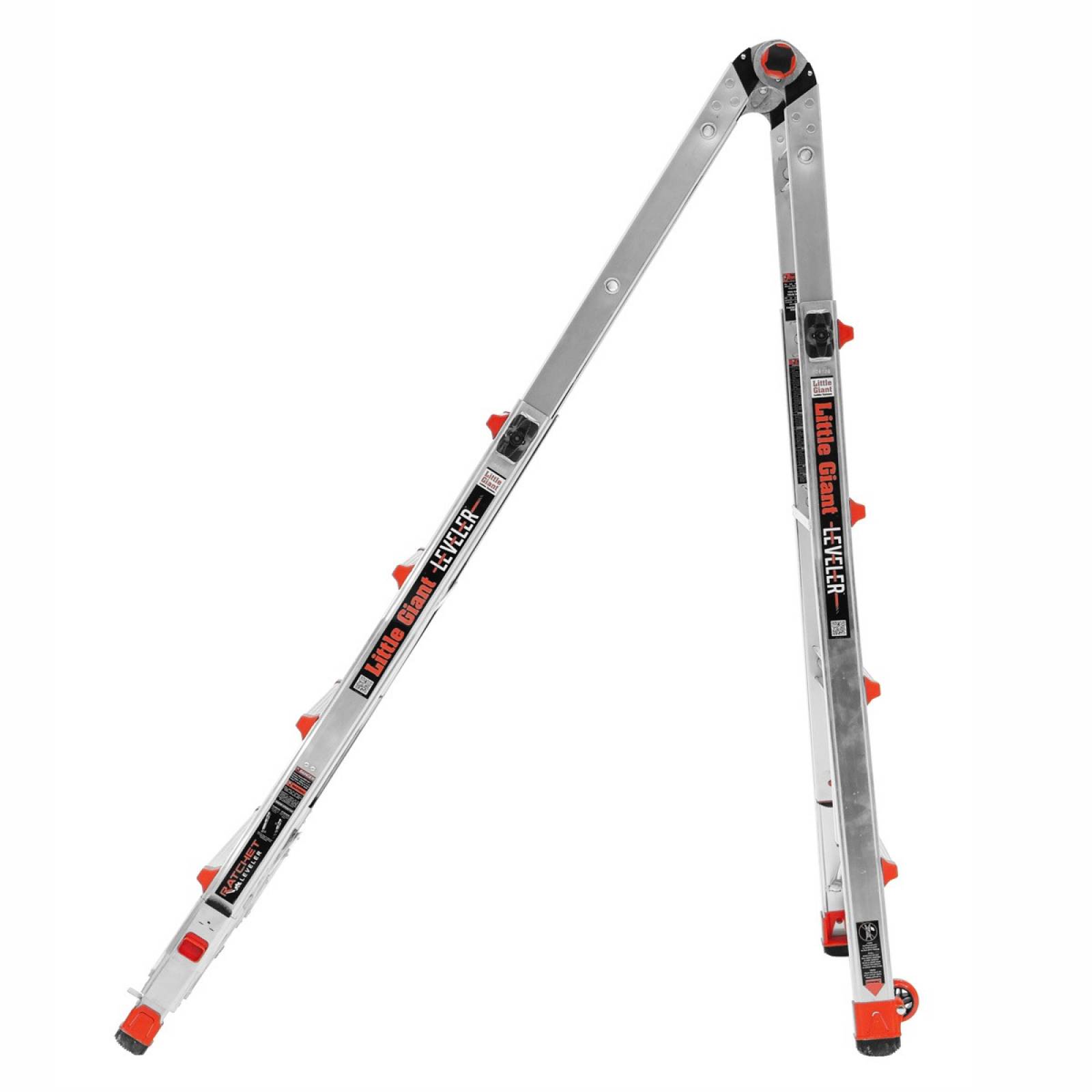 Escalera de Aluminio Multiposición 17' Tipo IA con Niveladores Leveler Little Giant 16517-803