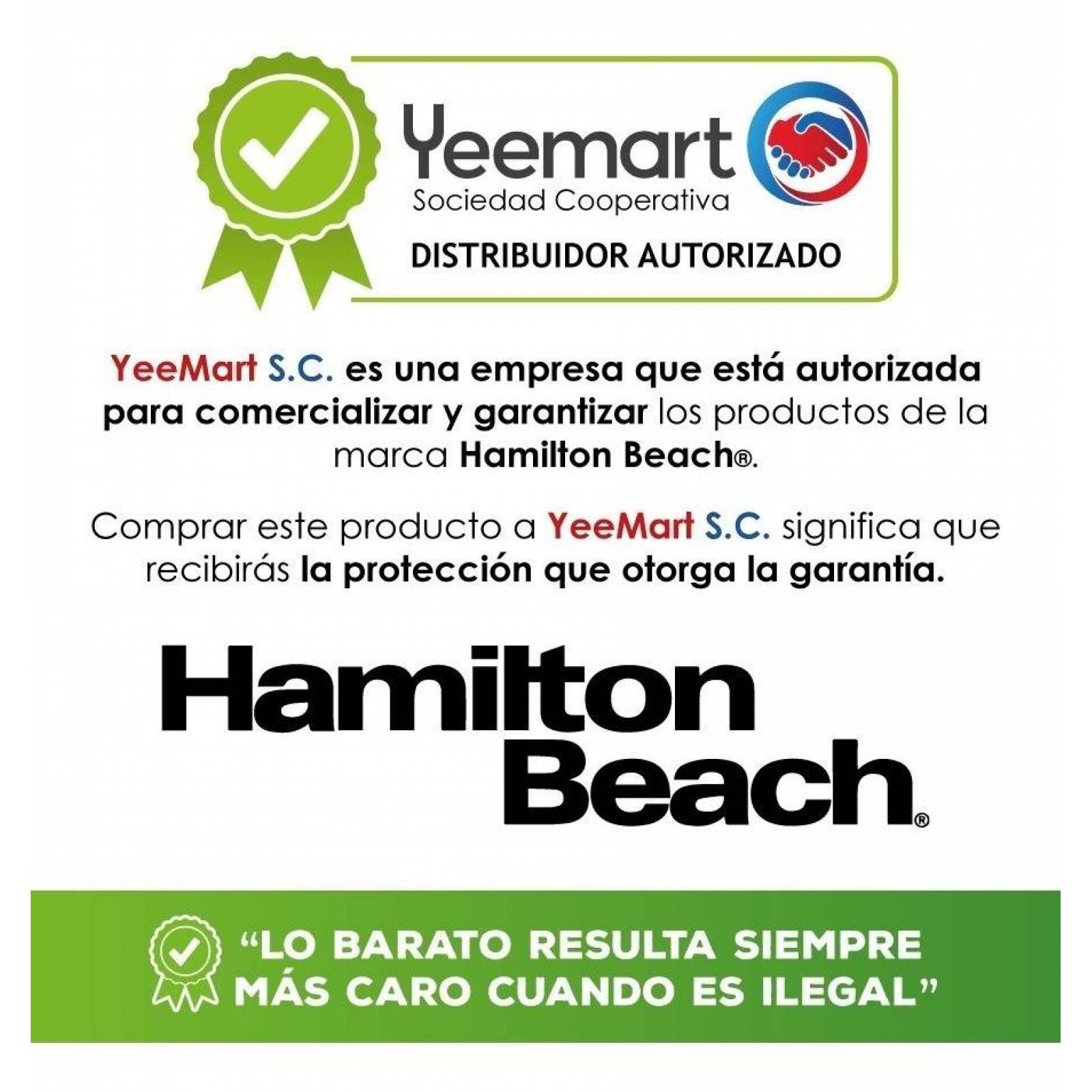 Esquimera Chocomilera Fuente De Sodas Vaso De Acero Inoxidable Blanca Hamilton Beach 727w.