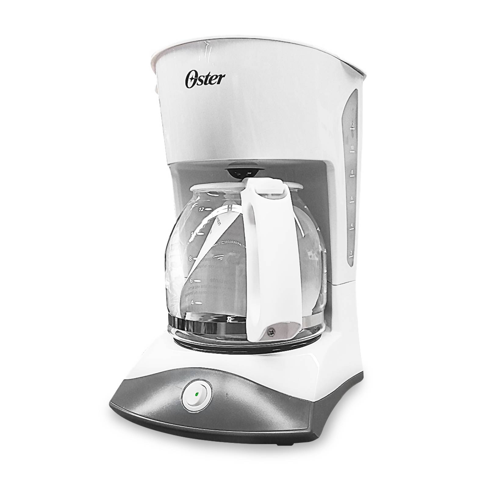 Cafetera De 12 Tazas Básica con Filtro Permanente Blanca Oster Bvstdcsk12