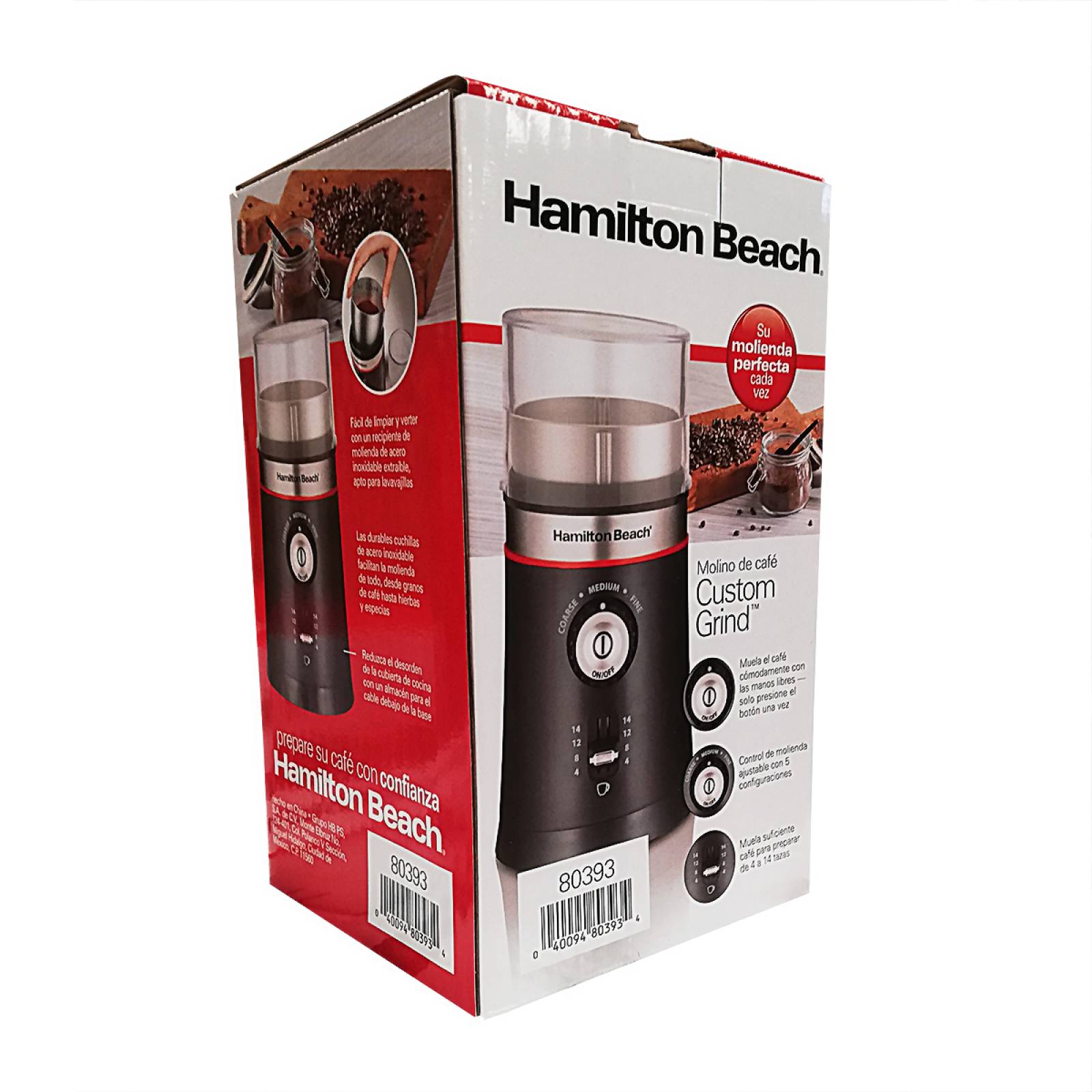 Máquina para moler Café Hamilton Beach 80335R