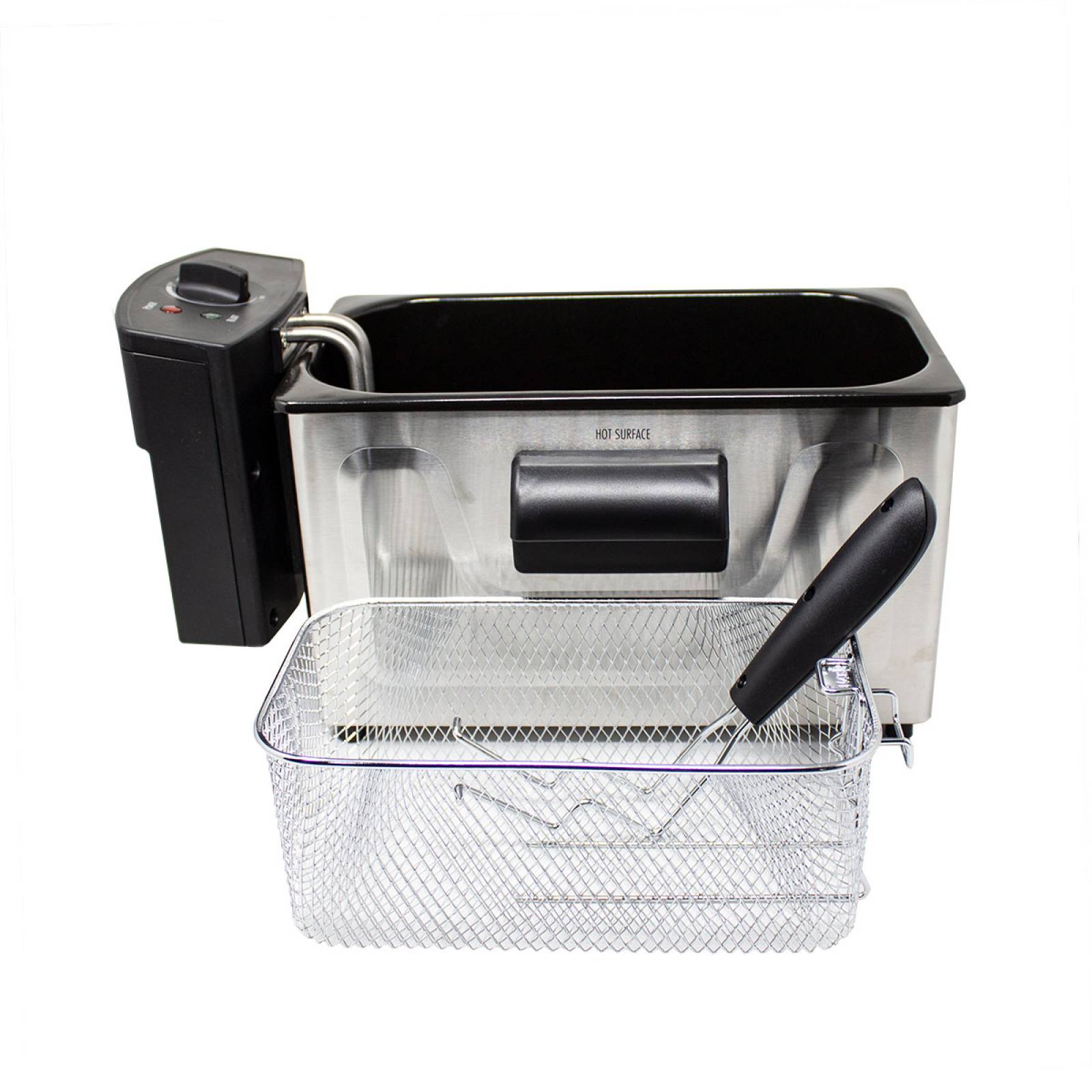 Freidora 12 Tazas 3 L con Tapa Negro/Acero Inoxidable Hamilton Beach 35032