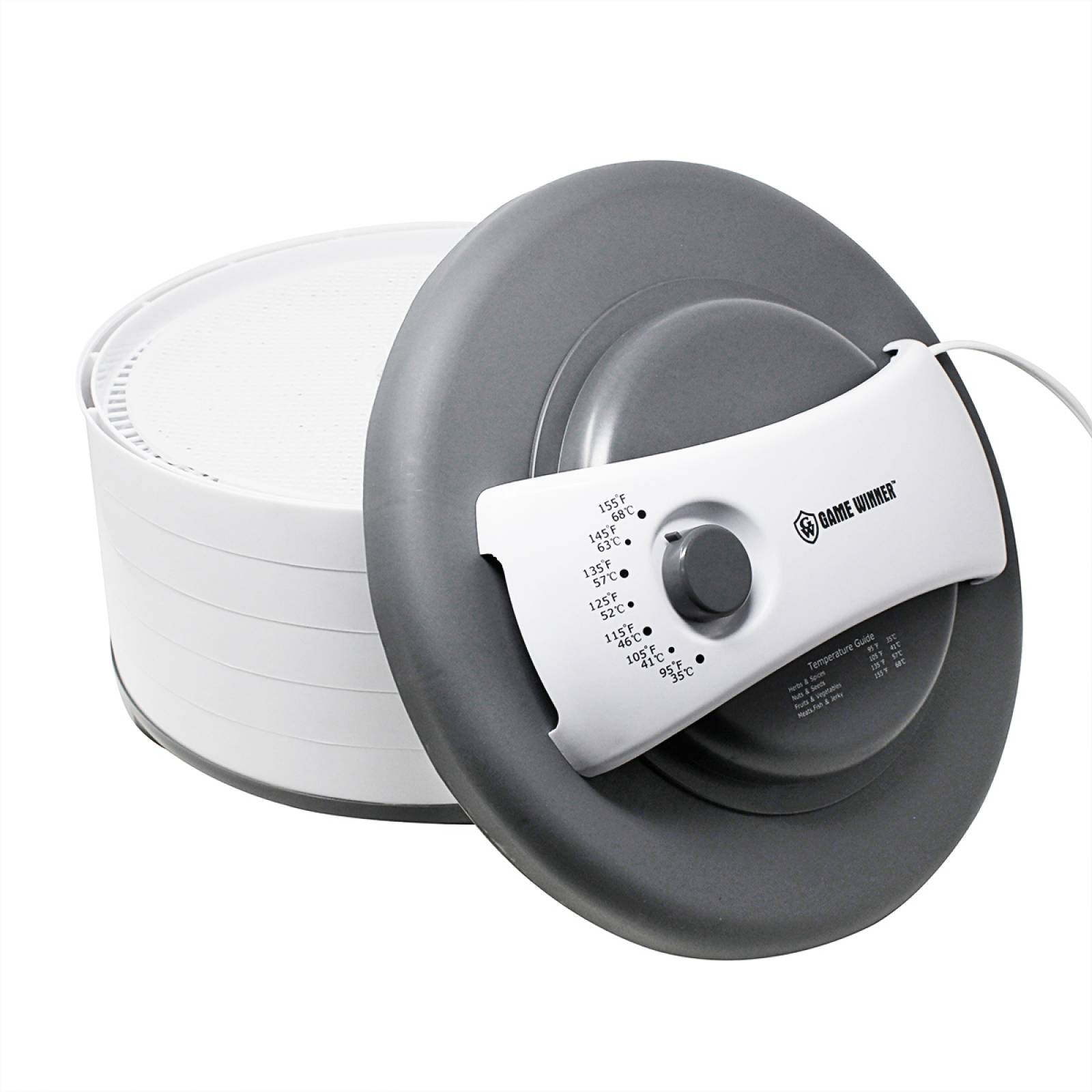 Deshidratador de Alimentos Apilable 5 Charolas Game Winner 156228