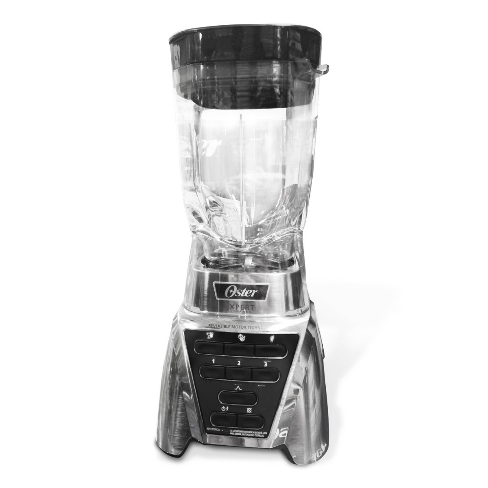 Licuadora 3 Velocidades+ Funciones + Pulso Vaso Tritan Plata Oster Xpert Blst3a.