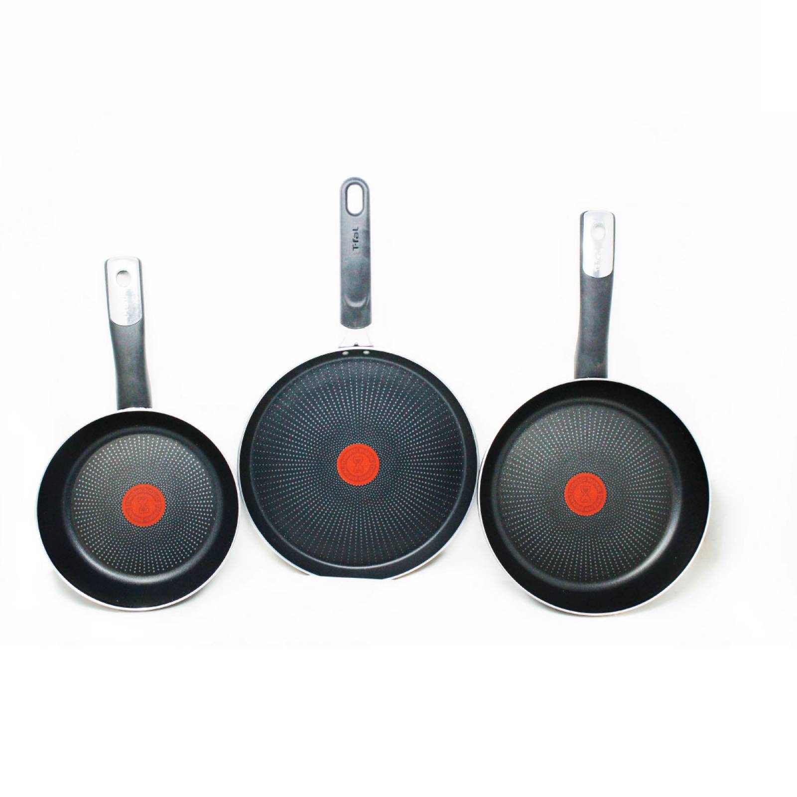 Juego de Sartenes 20/24 cm + Crepera 25 cm Hard Titanium T fal C3829182.