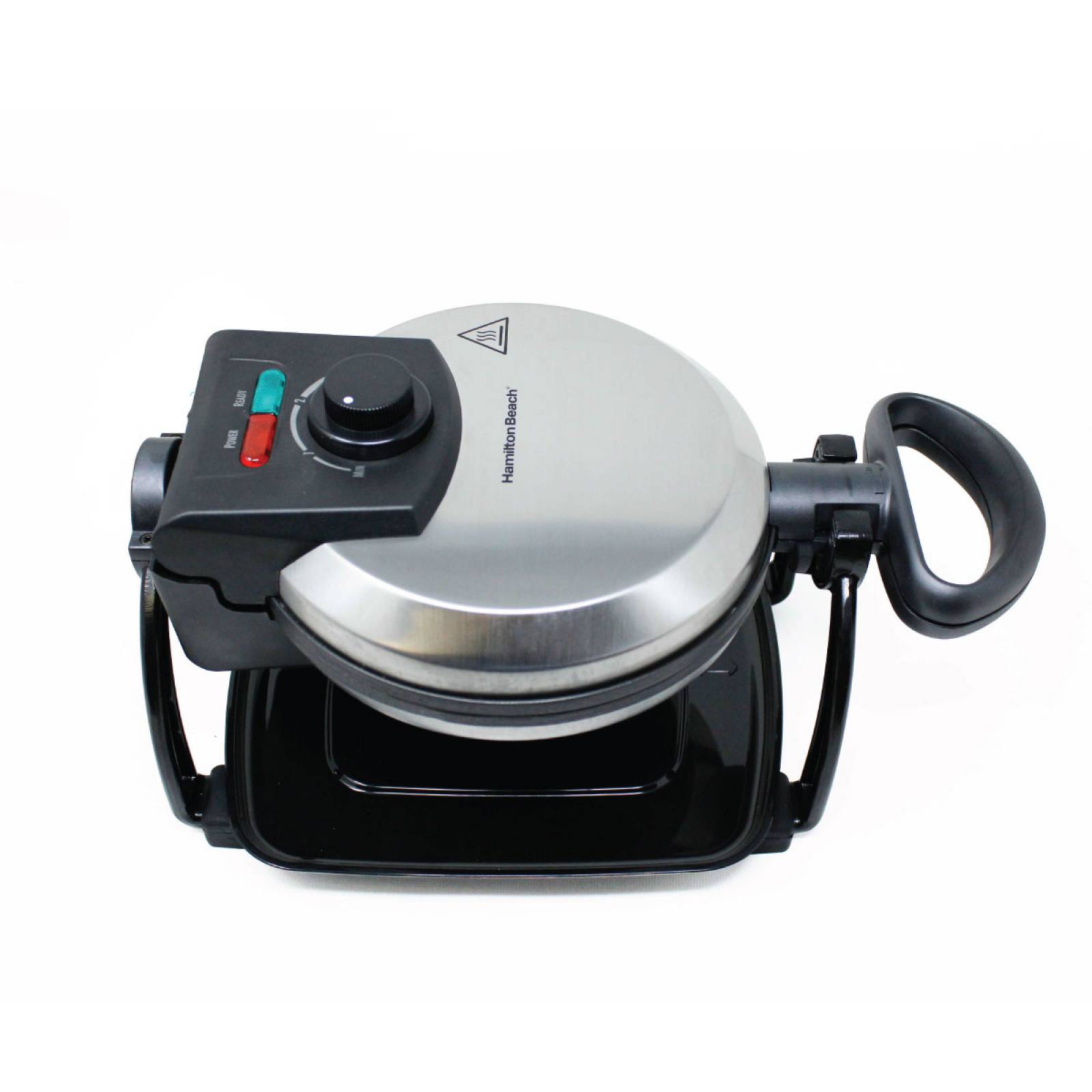 Wafflera Belga Giratoria Acero Inoxidable Hamilton Beach 26010