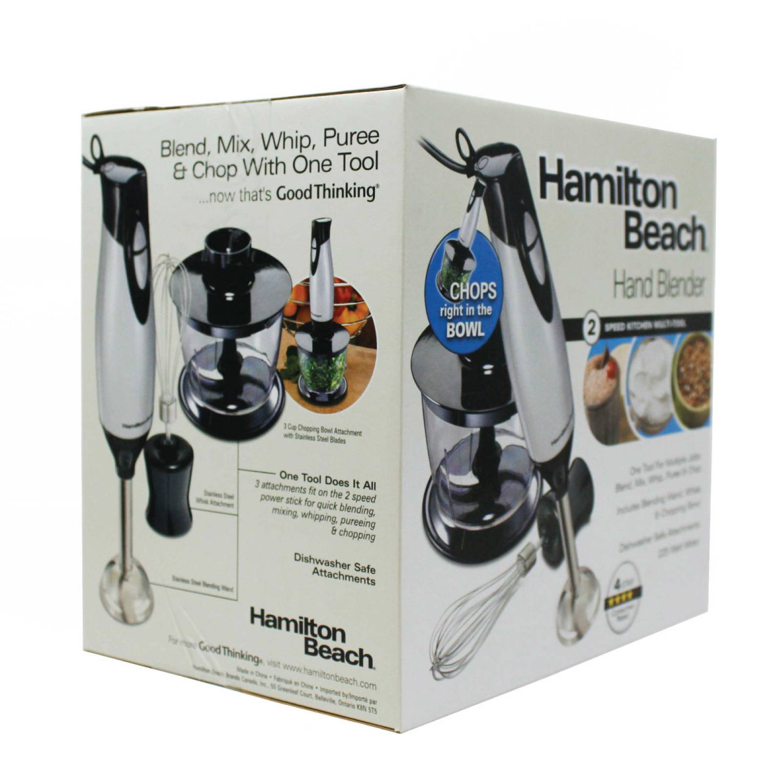 Set batidora de inmersión Hamilton Beach 2 velocidades 59765