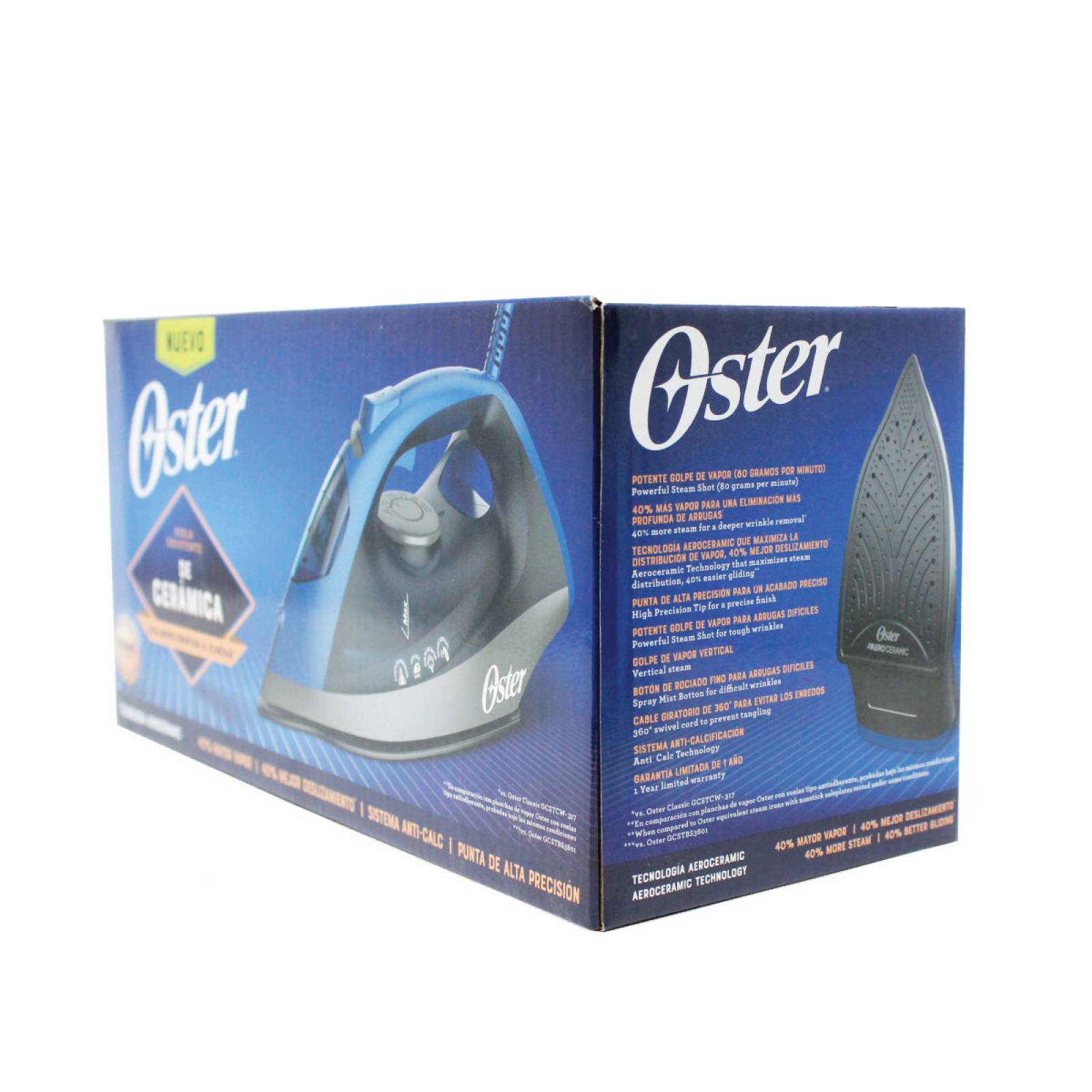 Plancha de vapor Oster® con suela de cerámica GCSTBS6052 - Oster