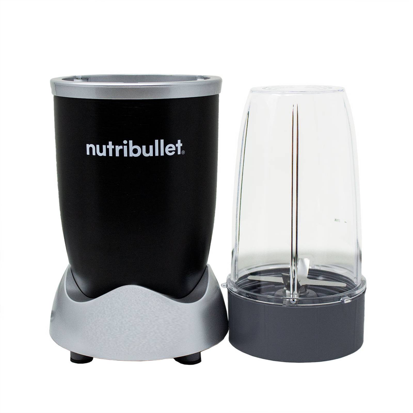 Licuadora Personal Procesador Nutribullet 5 Piezas 600 W Negro 101731 + Freidora de Aire Bioceramic 3.2 L Negro Oster CKSTAF7601
