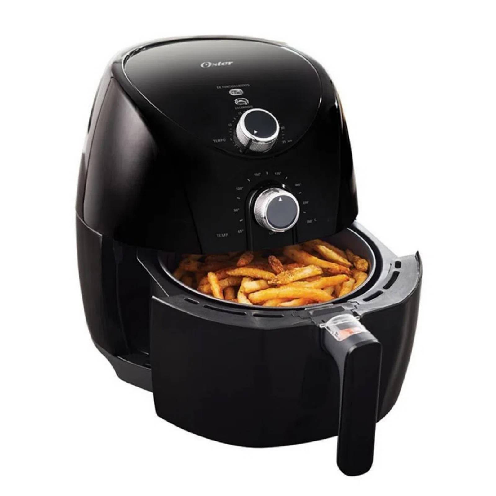 Licuadora Personal Procesador Nutribullet 5 Piezas 600 W Negro 101731 + Freidora de Aire Bioceramic 3.2 L Negro Oster CKSTAF7601