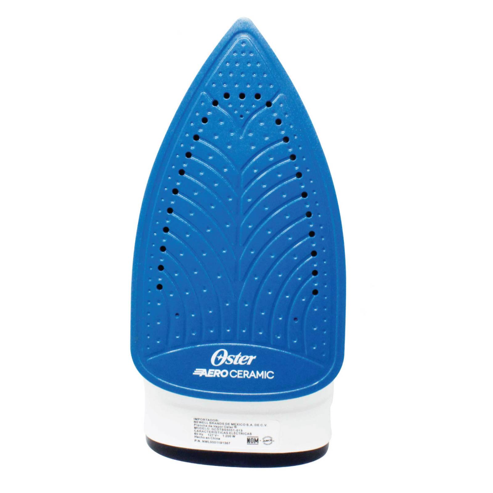 Plancha De Vapor Suela Cerámica Azul Oster Gcstbs5051.