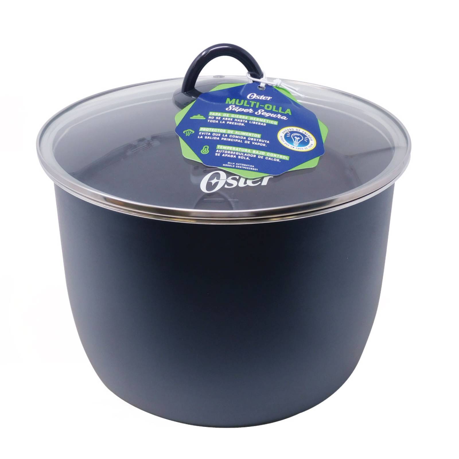 Olla Multicocción 14 Funciones 7.5 L con Cerámica y Tapa de Vidrio Oster CKSTPCEC8801.