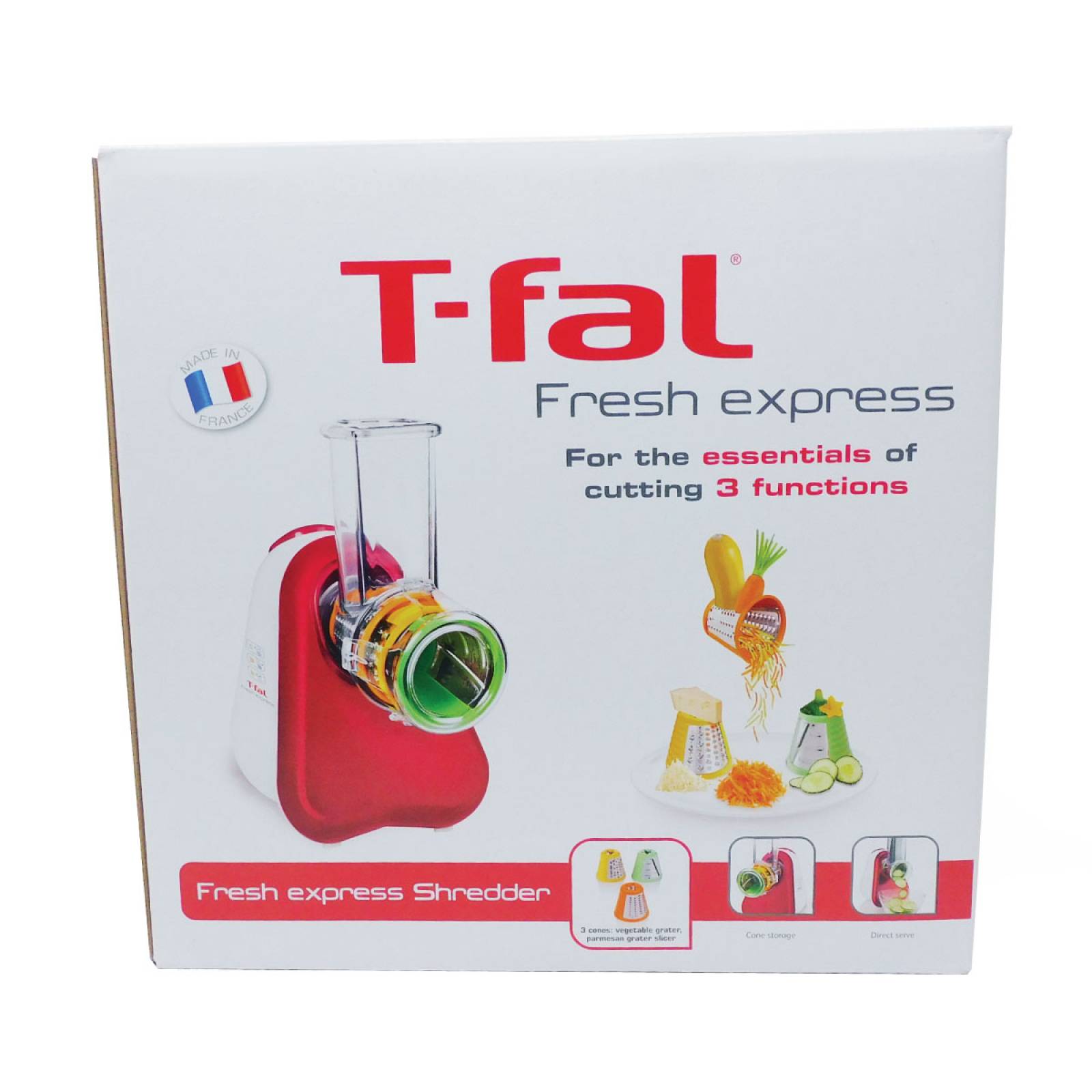 Moulinex Fresh Express DJ753500 Rallador Eléctrico Con 3 Conos