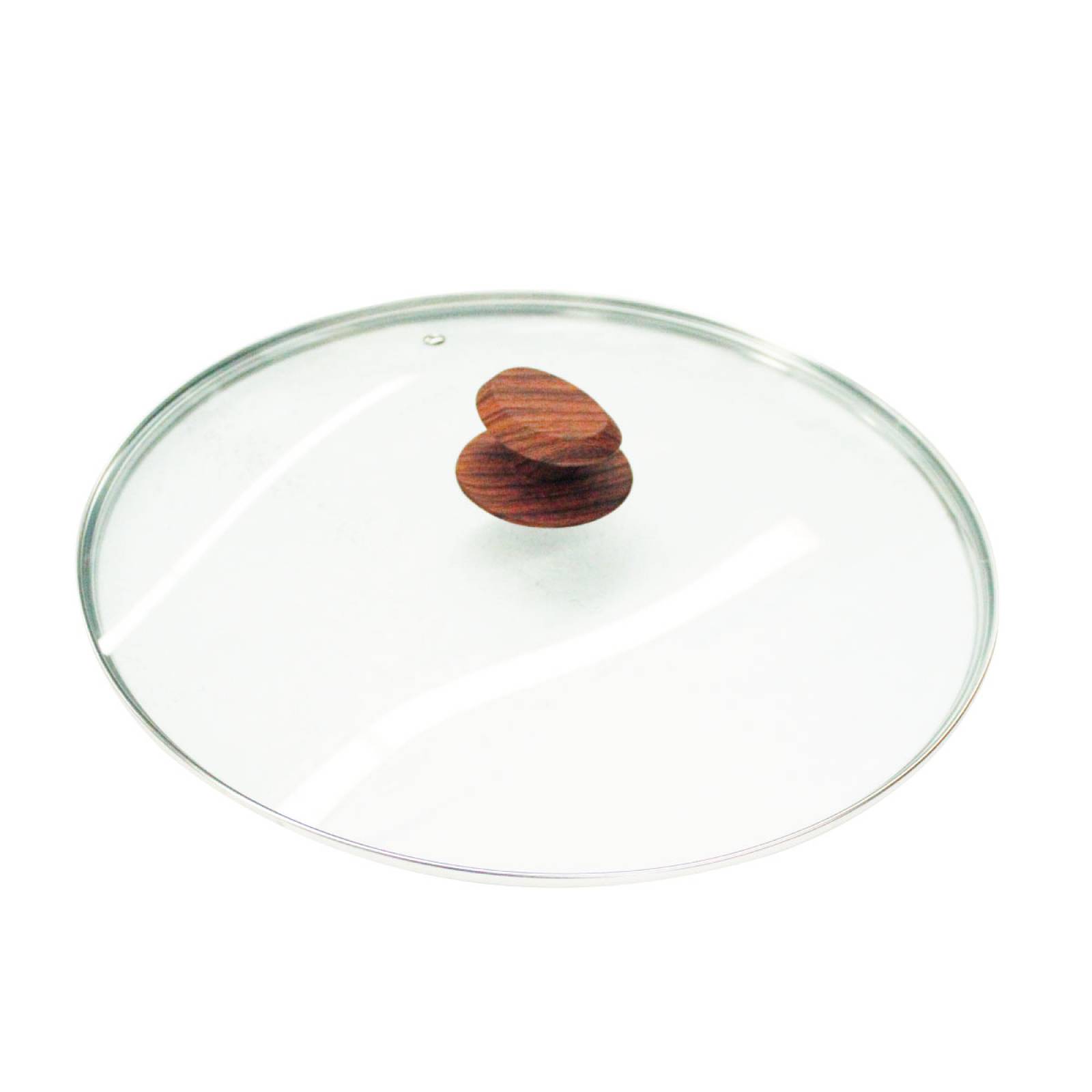 Olla 34 cm Stone 360 Tapa de Vidrio y Asas Tipo Madera Lamex 6729 0