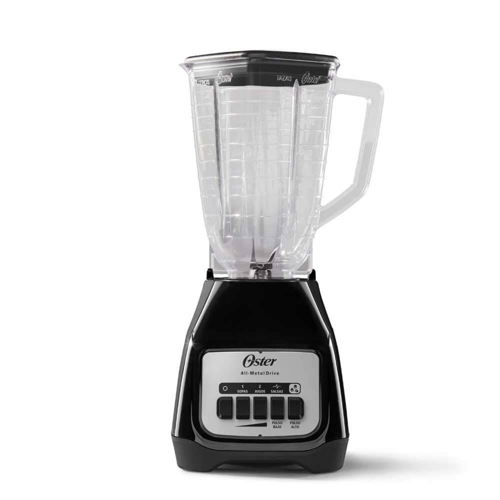 Licuadora 2 Velocidades + 2 Pulso Vaso de Plastico Negro Oster BLSTKAPBRD