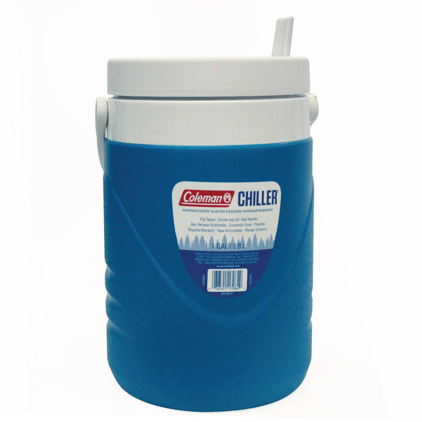 Termo De 1 Galon 3.8 L Chiller Azul Oceano Coleman 2158645.