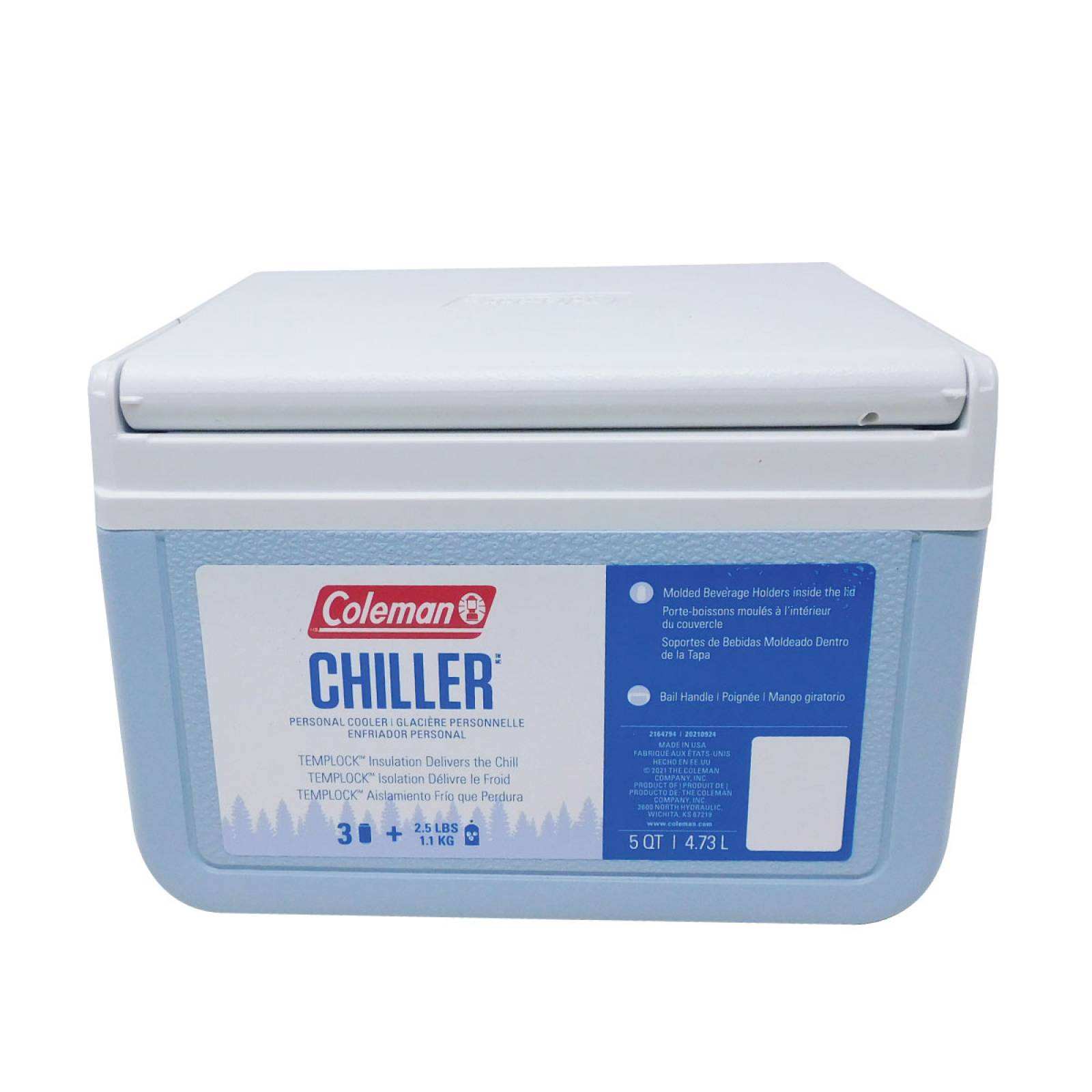 Hielera 5 QT (4.73 L) Azul Fog Coleman 2160730
