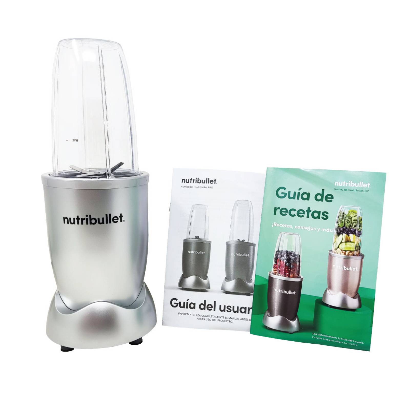 Licuadora Procesador Nutribullet 5 Pzas 600 W Plata 102580.