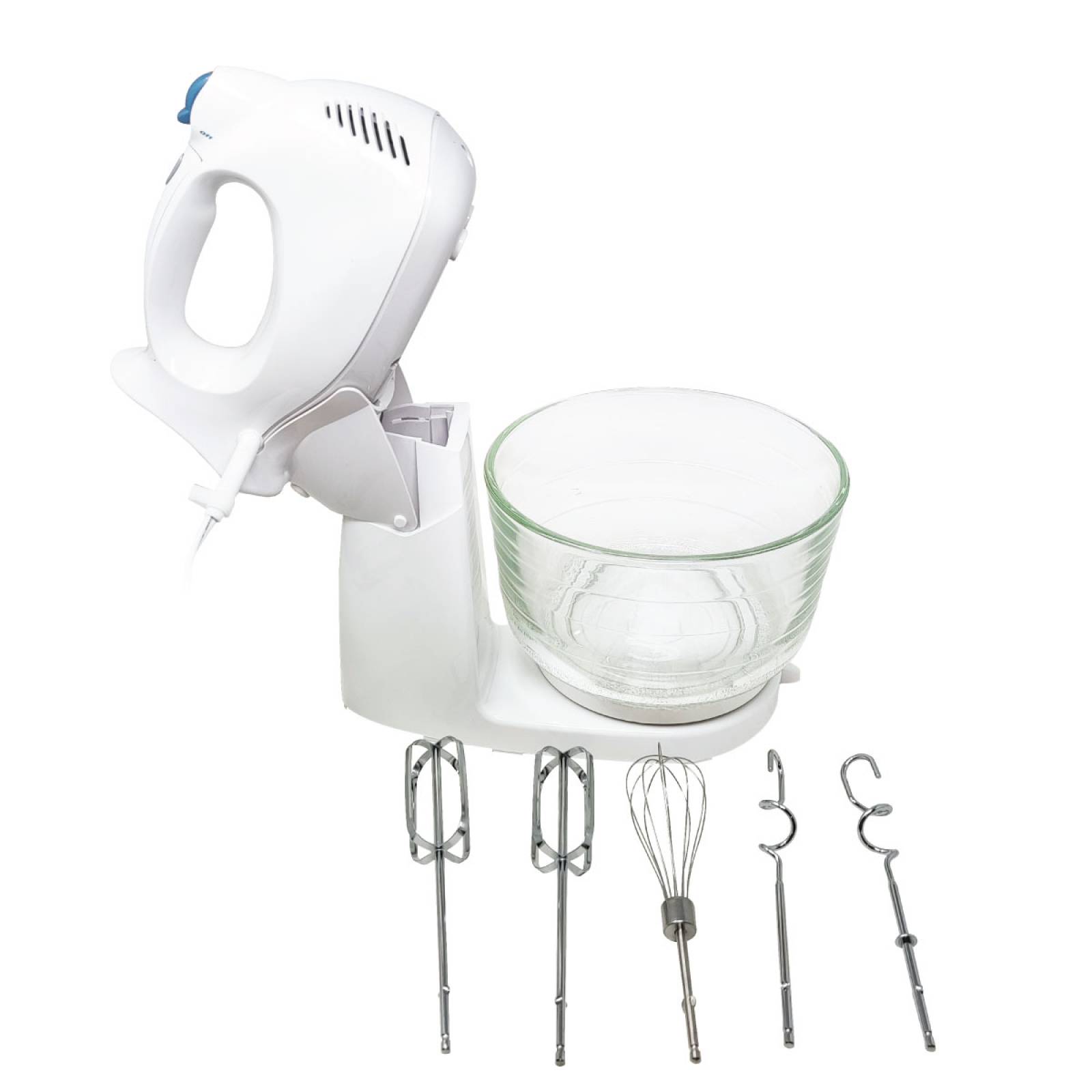 Batidora 6 Velocidades de Mano y de Pedestal + Pistola de Galletas Hamilton Beach.