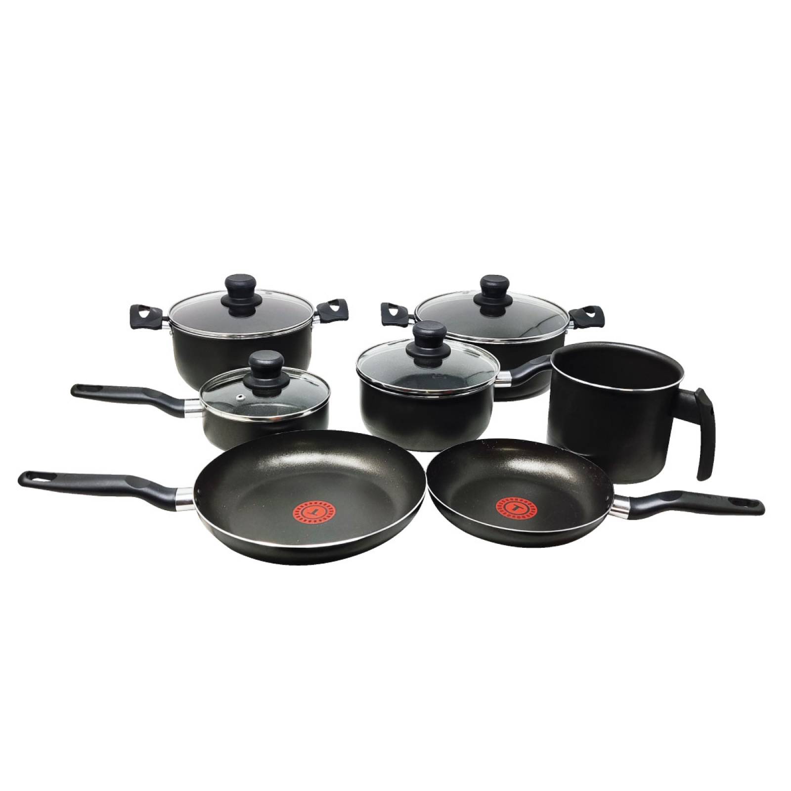 Batería De Cocina 11 Piezas Vital Negro T-fal 0226100.