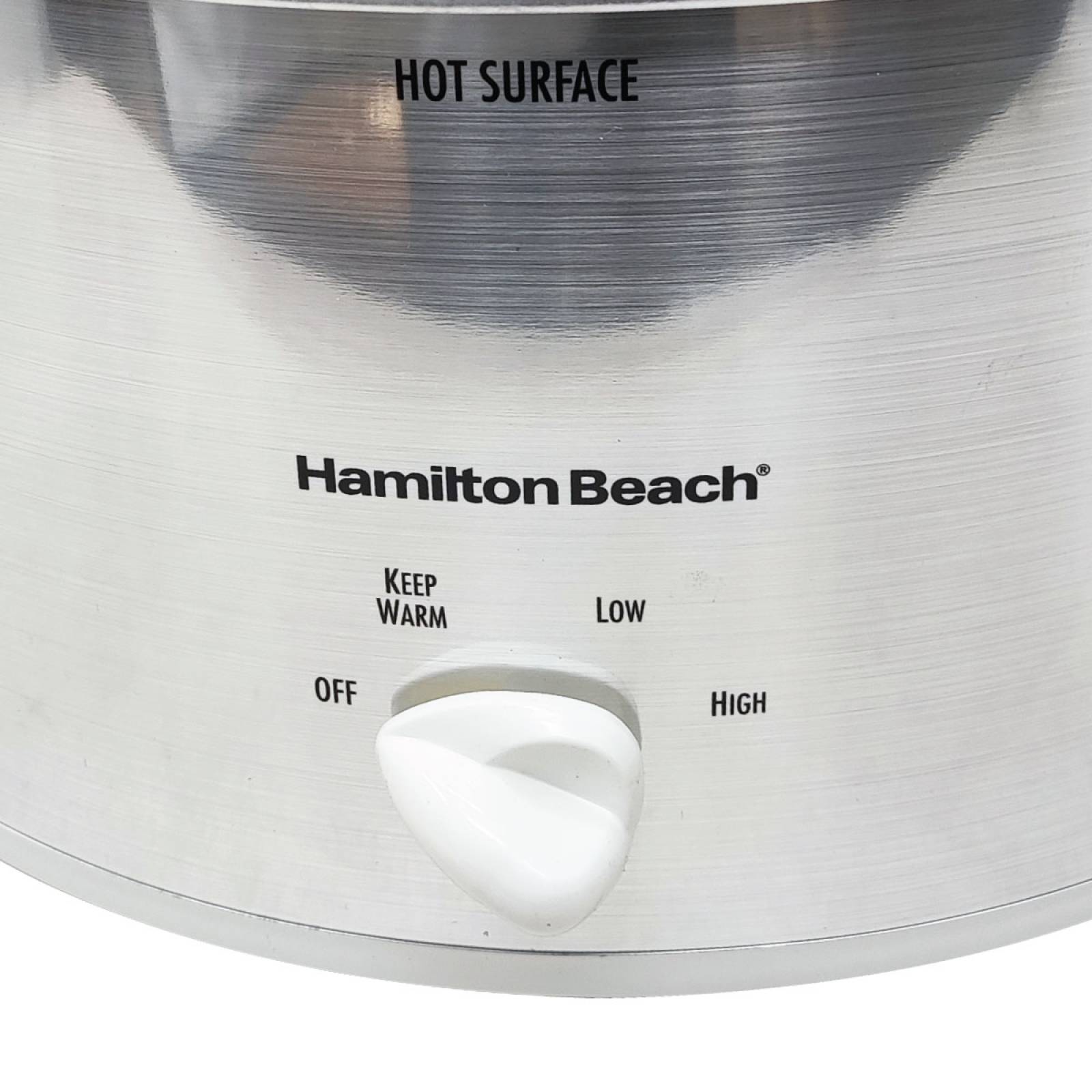 Olla De Cocción Lenta con Tapa Plata Hamilton Beach 33140v