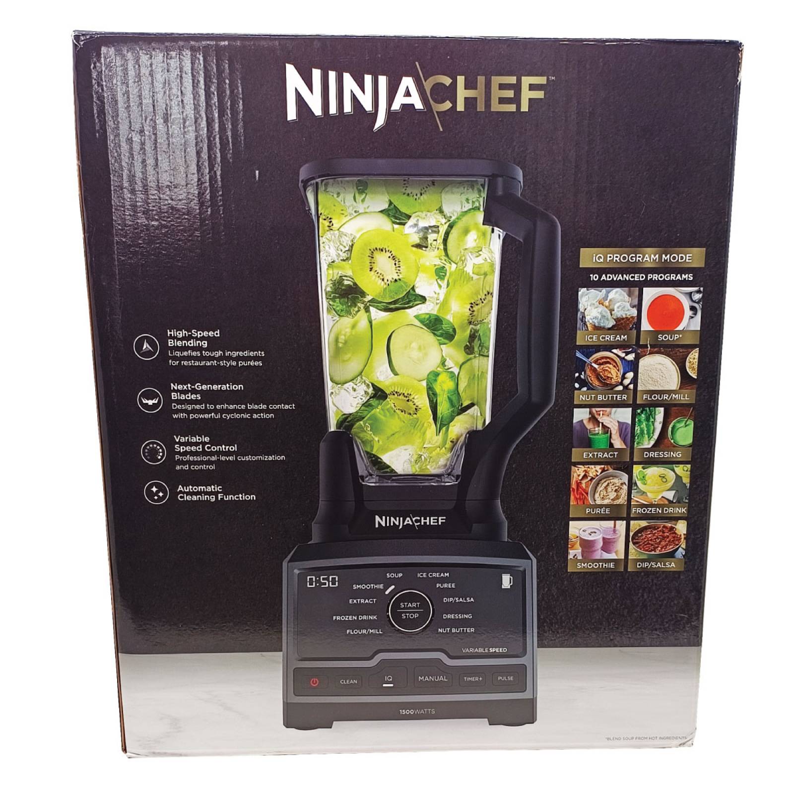 Licuadora Profesional 10 Programas Auto IQ Ninja Chef CT800