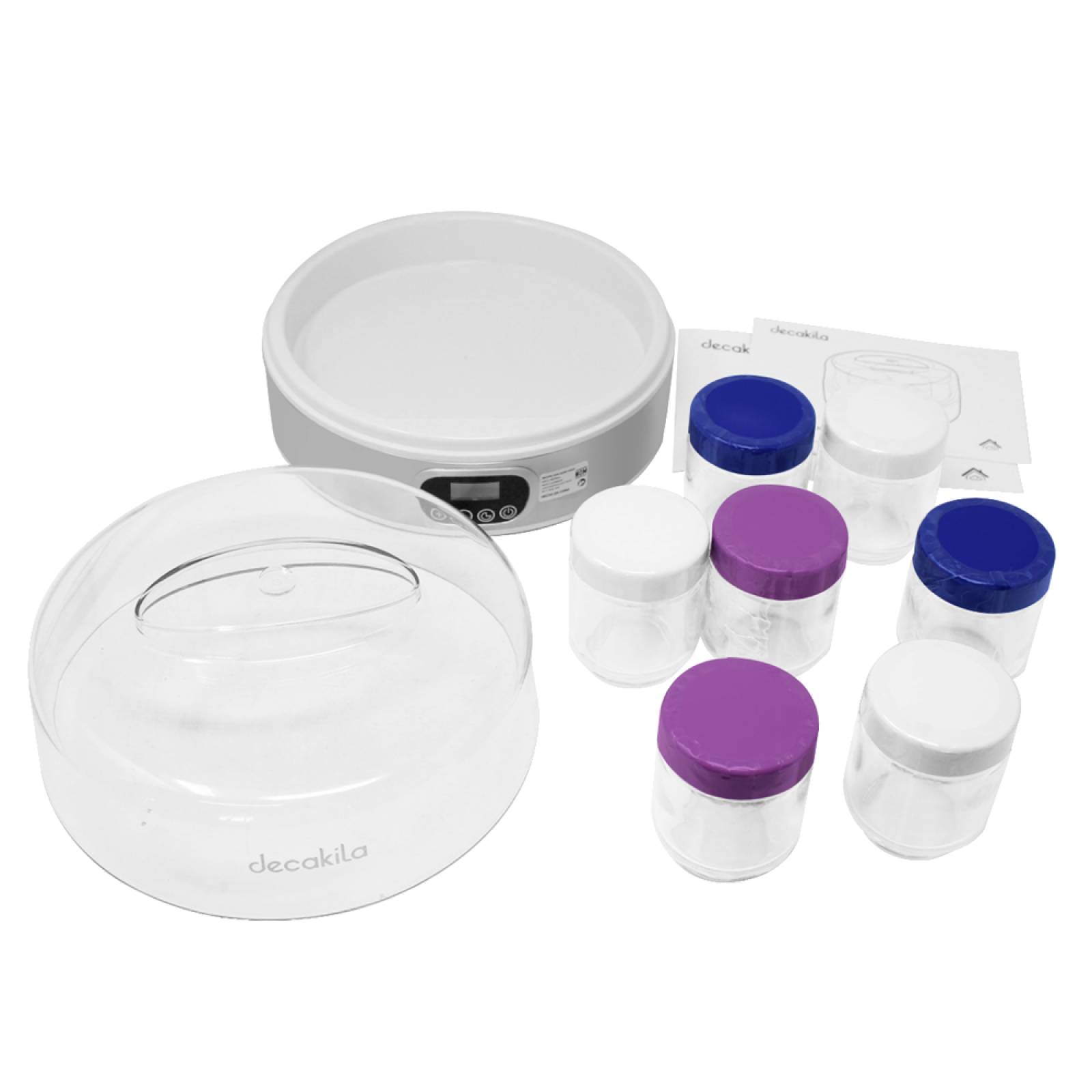 Máquina para Yogurt con 7 Frascos Decakila KUYM001W.