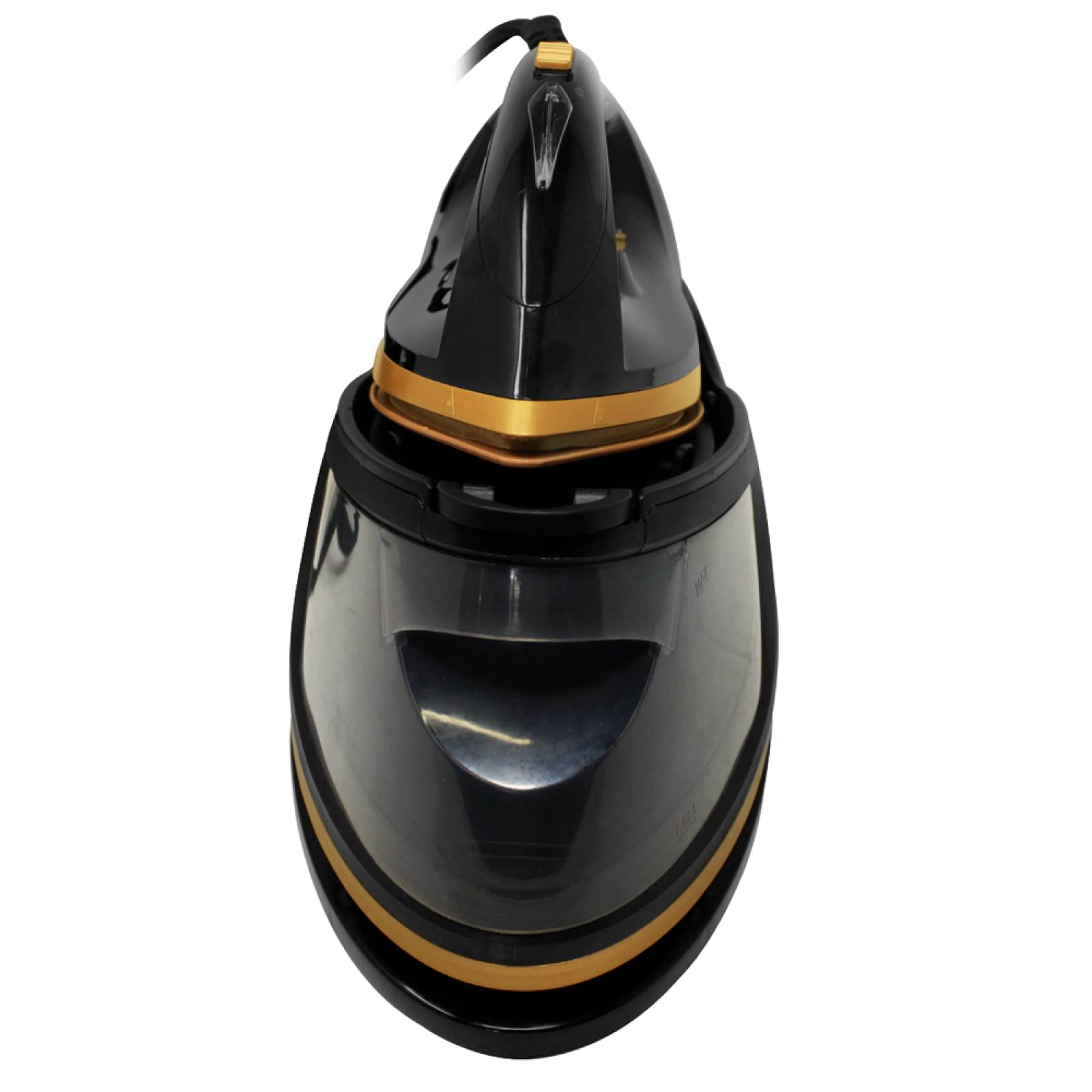 Plancha Generador de Vapor 1600 W Tanque 1.1 L Negro y Dorado Decakila KUEN006B