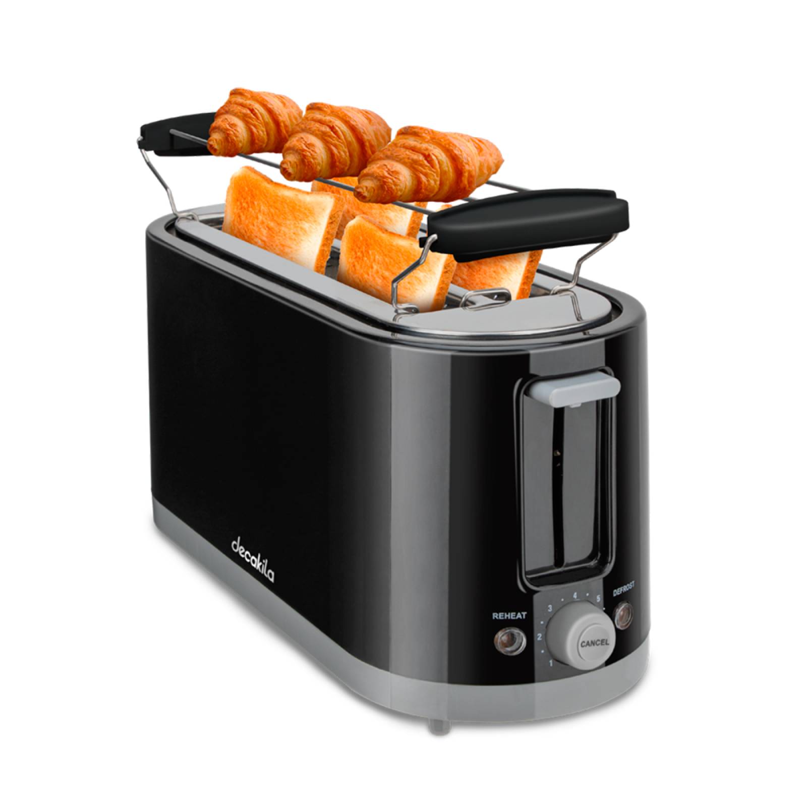 Tostador Multifunción Rebanadas Con Rejilla de Calentamiento