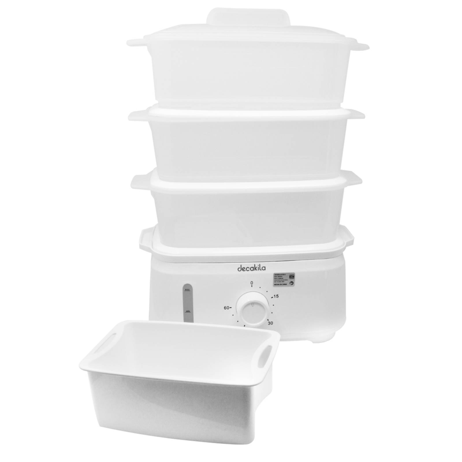 Vaporera Electrica 9 L 3 Niveles Decakila KUER011W.