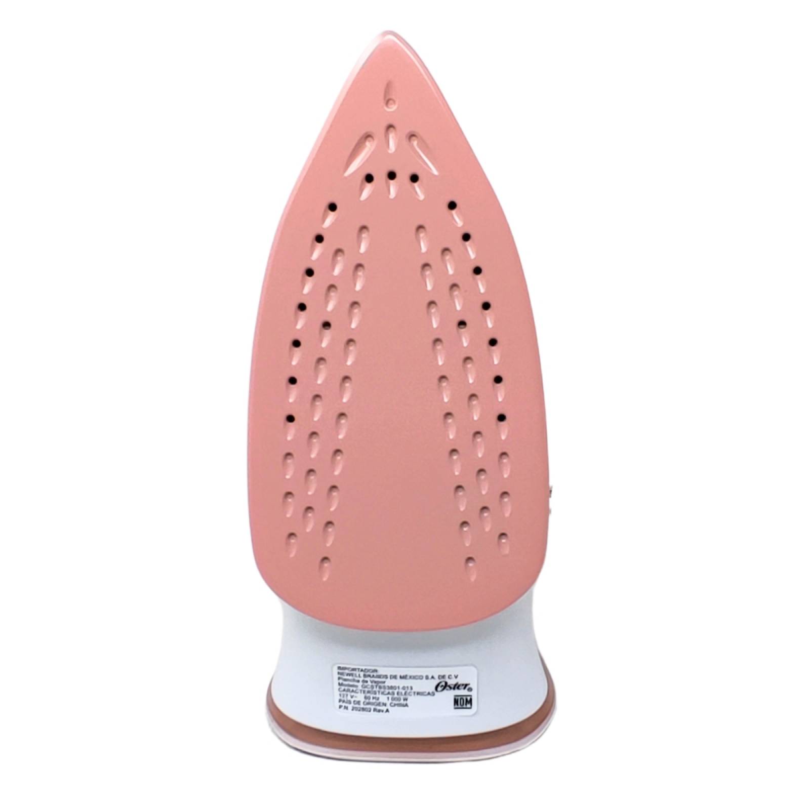 Plancha De Vapor Antiadherente Rosa Oster Gcstbs3801.