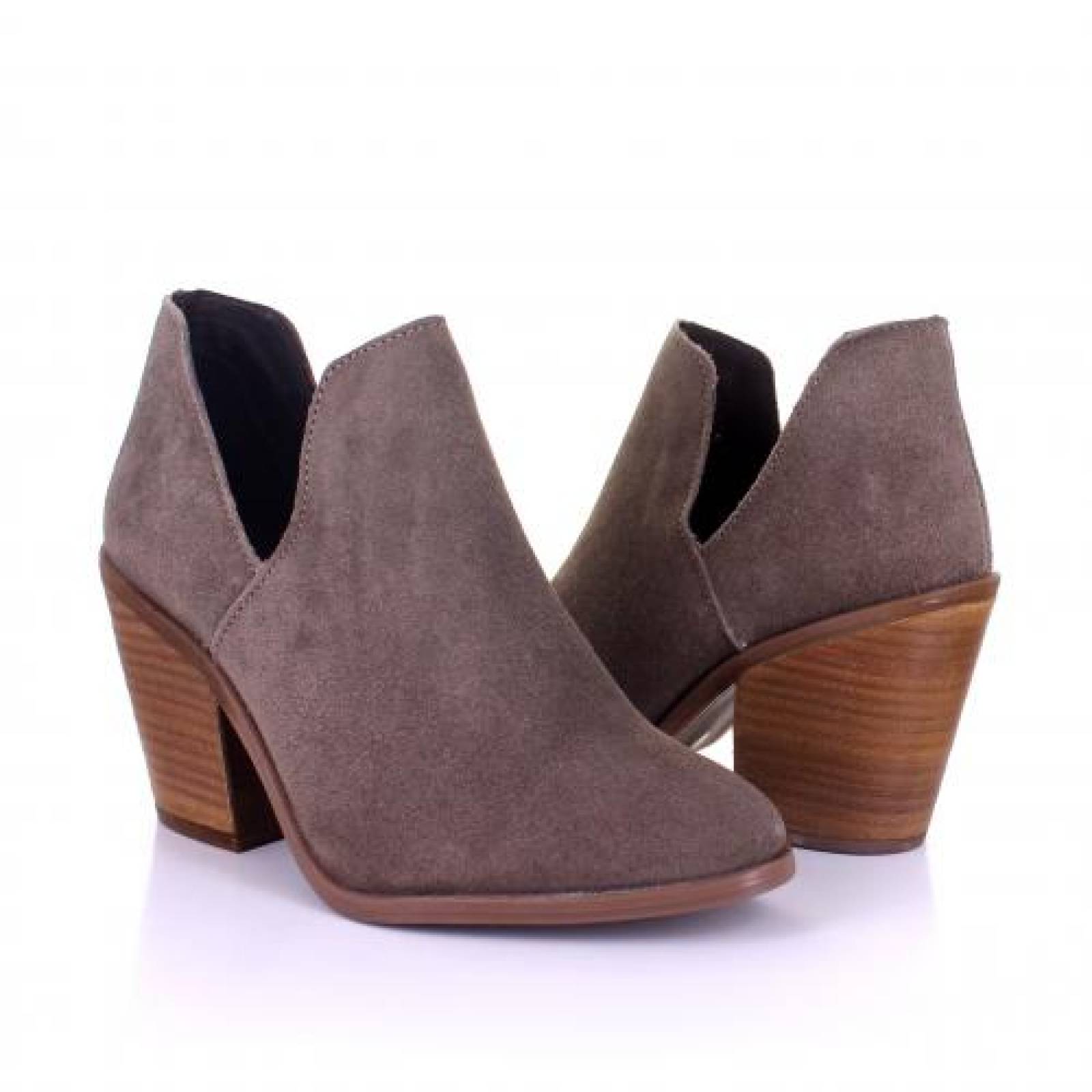 Botin para Mujer Steve Madden AKER 056813 Color Taupe Sued