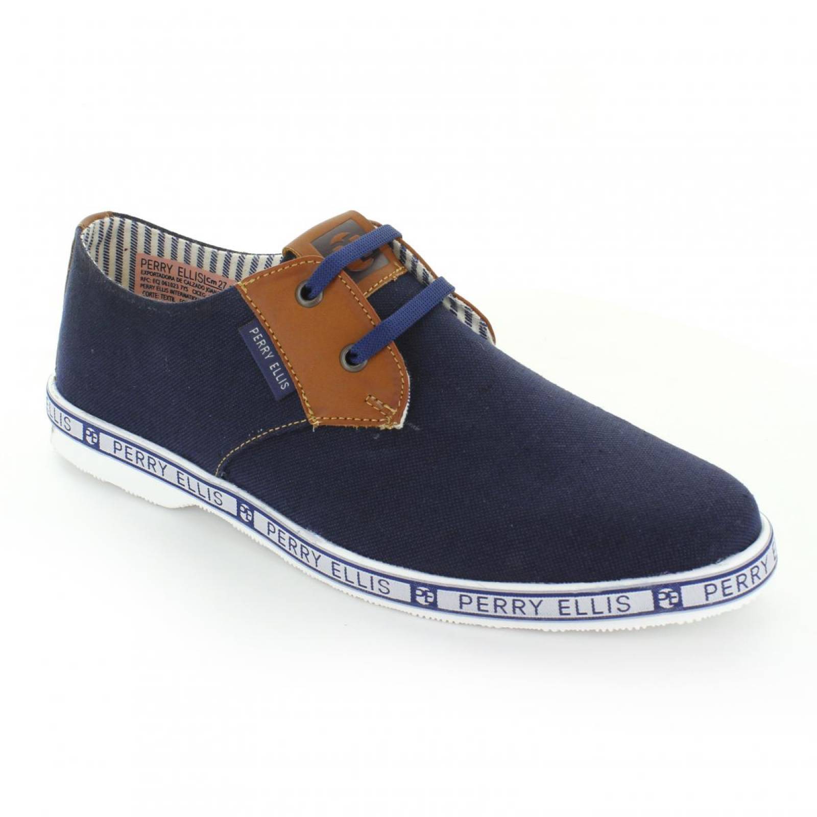 Zapato para Hombre Perry Ellis PE 1453 029596 Color Marino