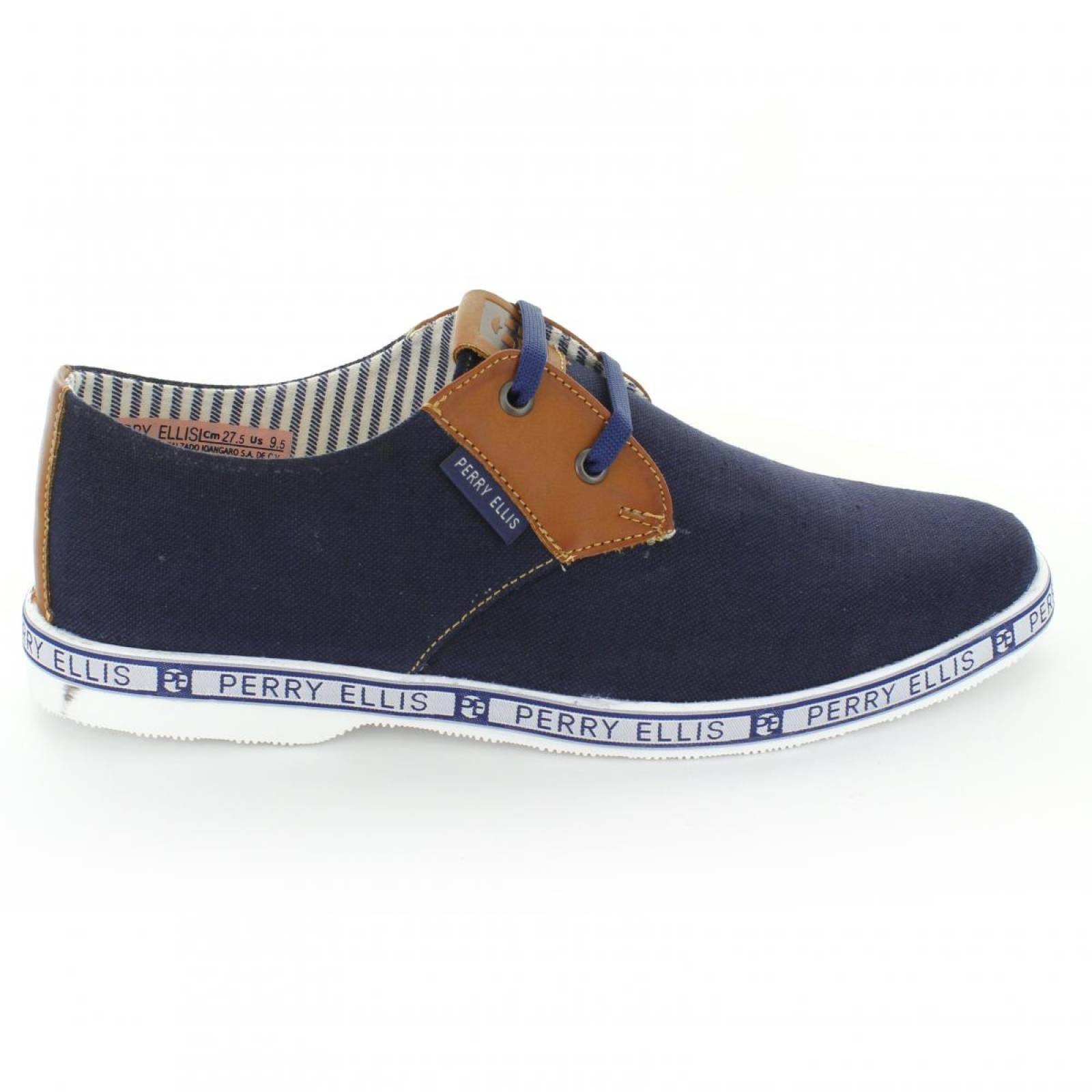 Zapato para Hombre Perry Ellis PE 1453 029596 Color Marino